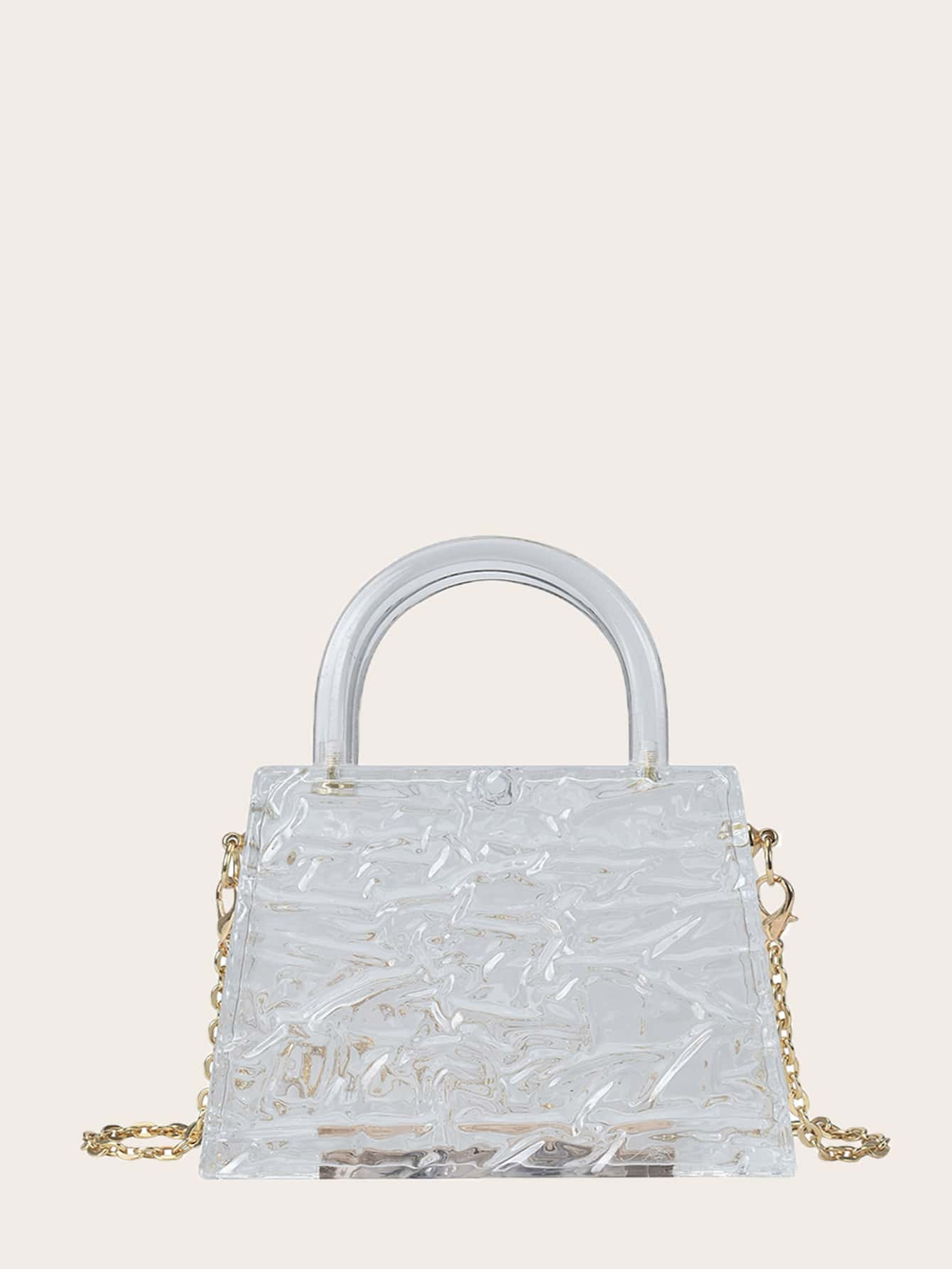 Mini Clear Chain Satchel Bag | SHEIN