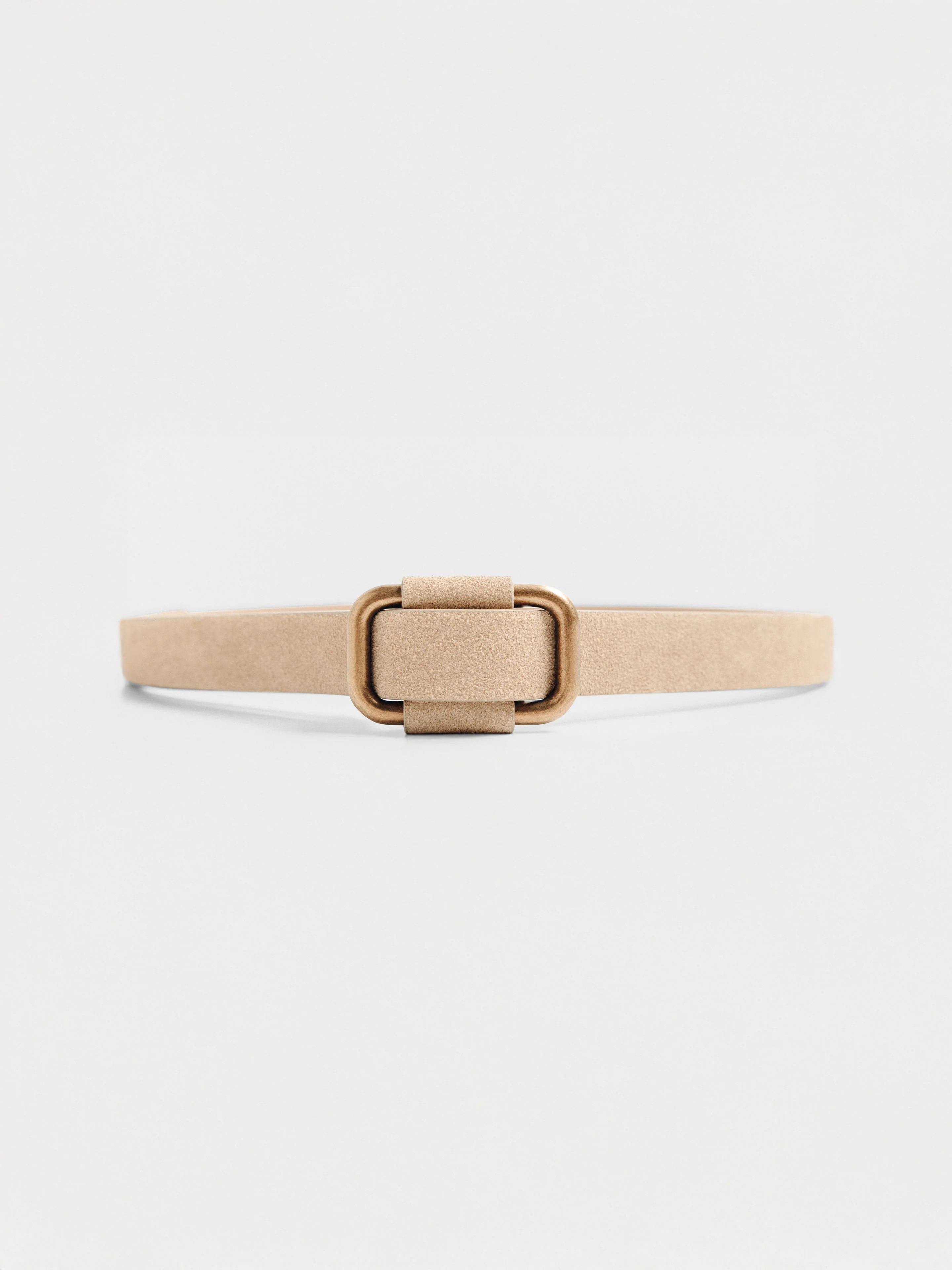 Women's Saddle Suede Belt in Antler | Brochu Walker | Brochu Walker