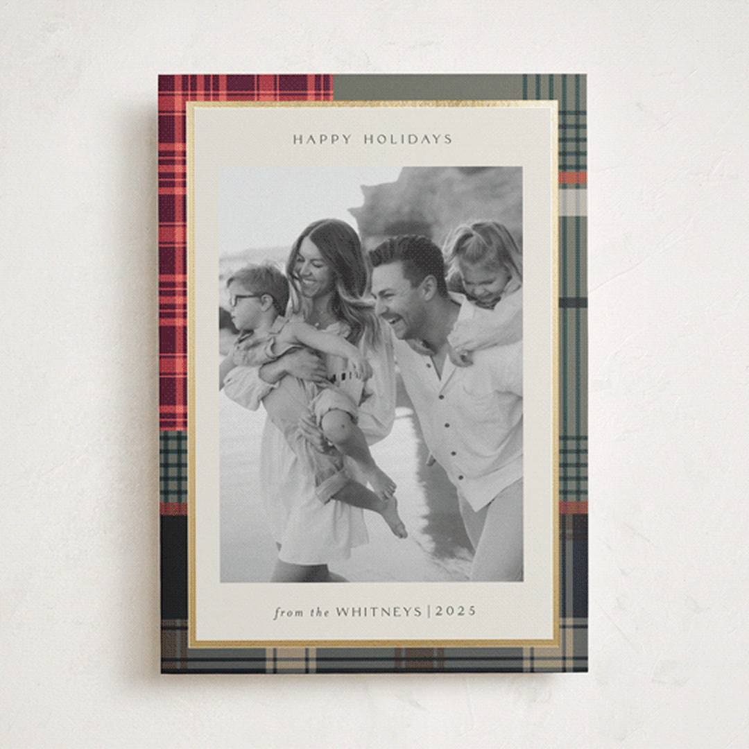 Antiqued Plaid | Minted