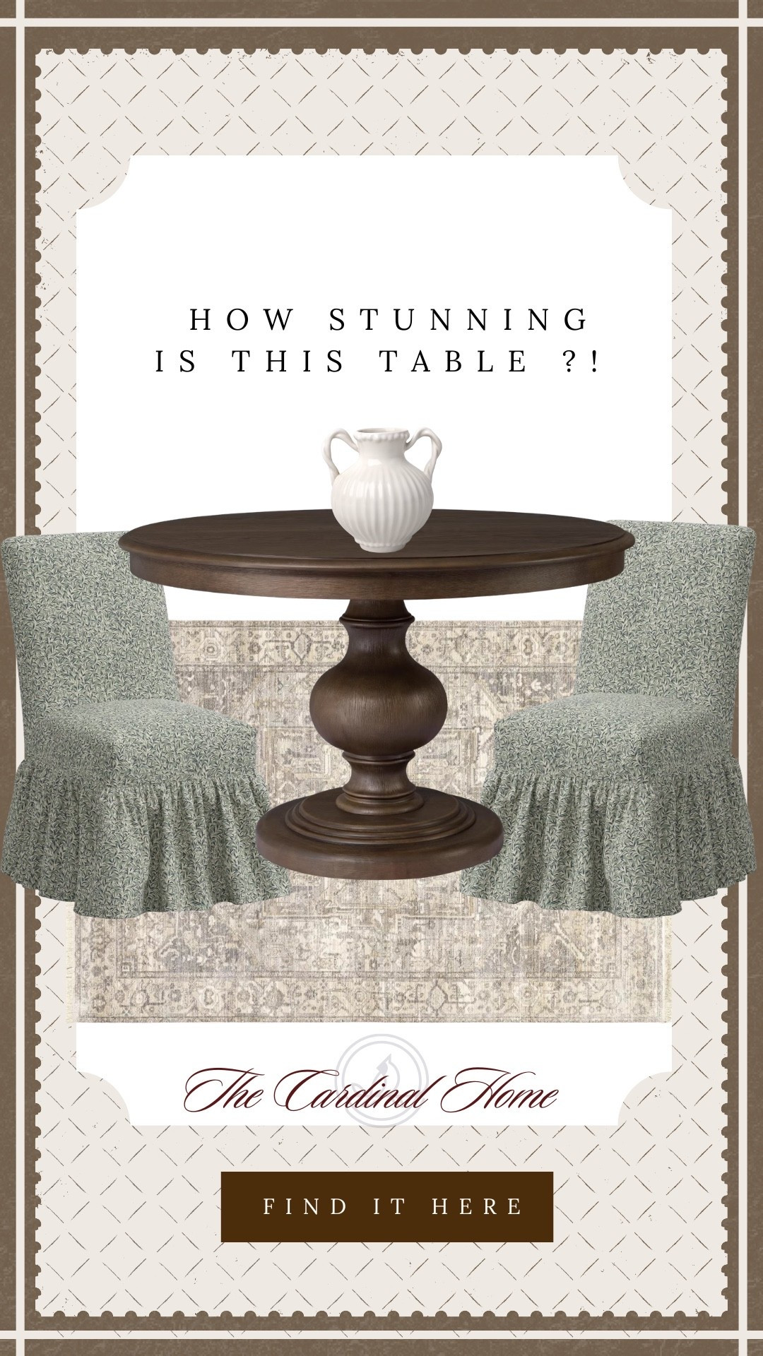 Dining room refresh!? Consider this gorgeous table

Dining nook, dining table, chairs, rug, affordable finds, target finds, 

#LTKHome