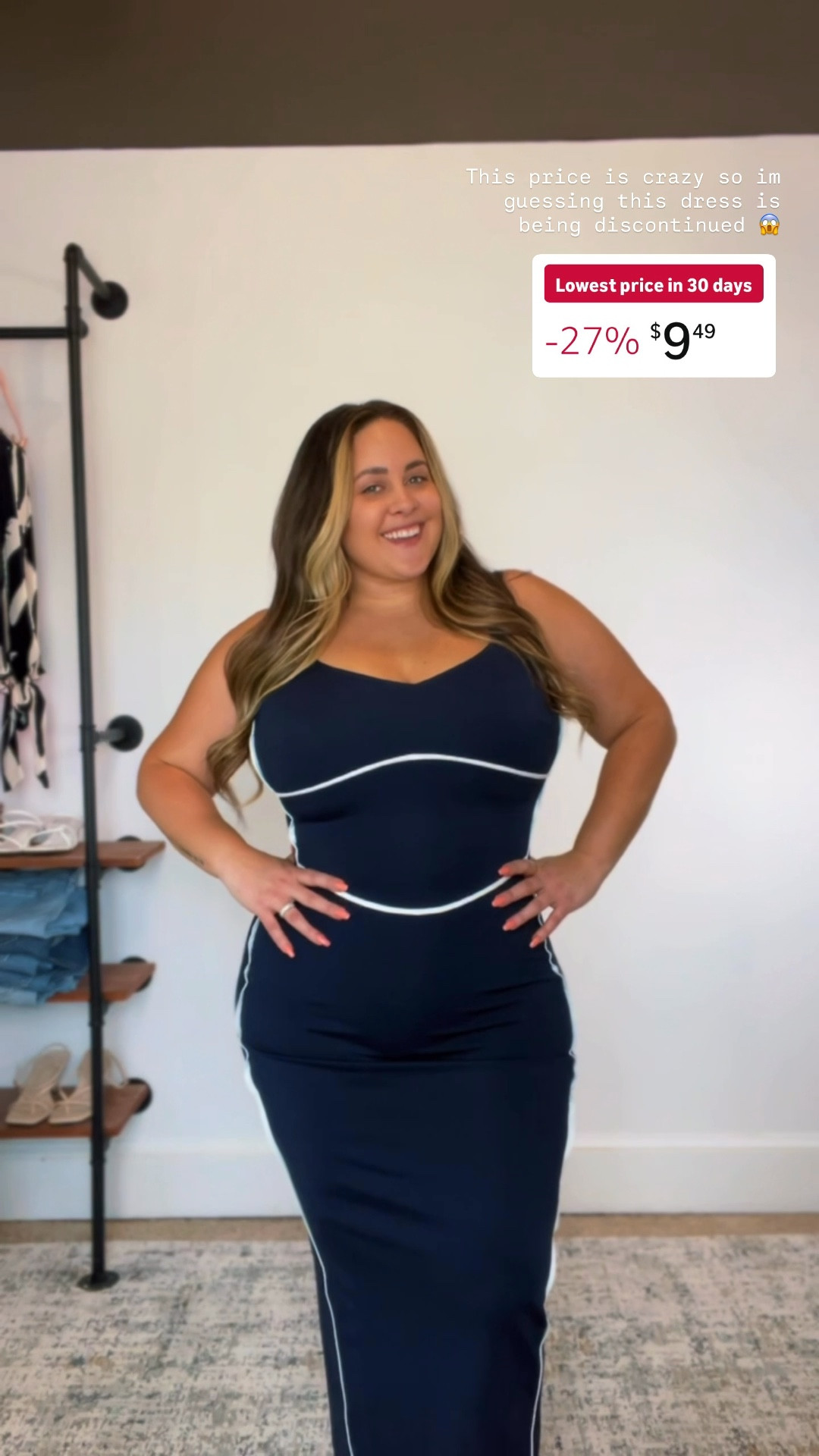 VIRAL COLORBLOCKTRIM DRESS NOW UNDER $10! 

I’m in a size XL! Fully lined



#LTKSaleAlert #LTKStyleTip