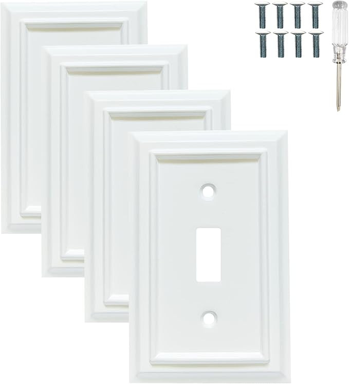 Wall Plates, Duplex Outlet Covers, Toggle Light Switch Plates, Decorator Light Switch Cover, Bamb... | Amazon (US)
