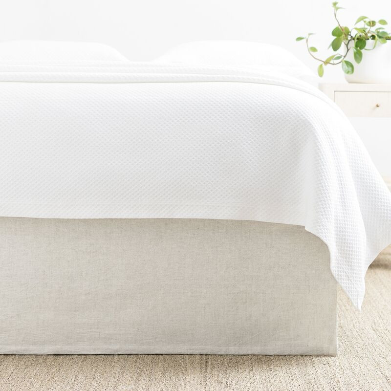 Wilton Bed Skirt, Natural | One Kings Lane