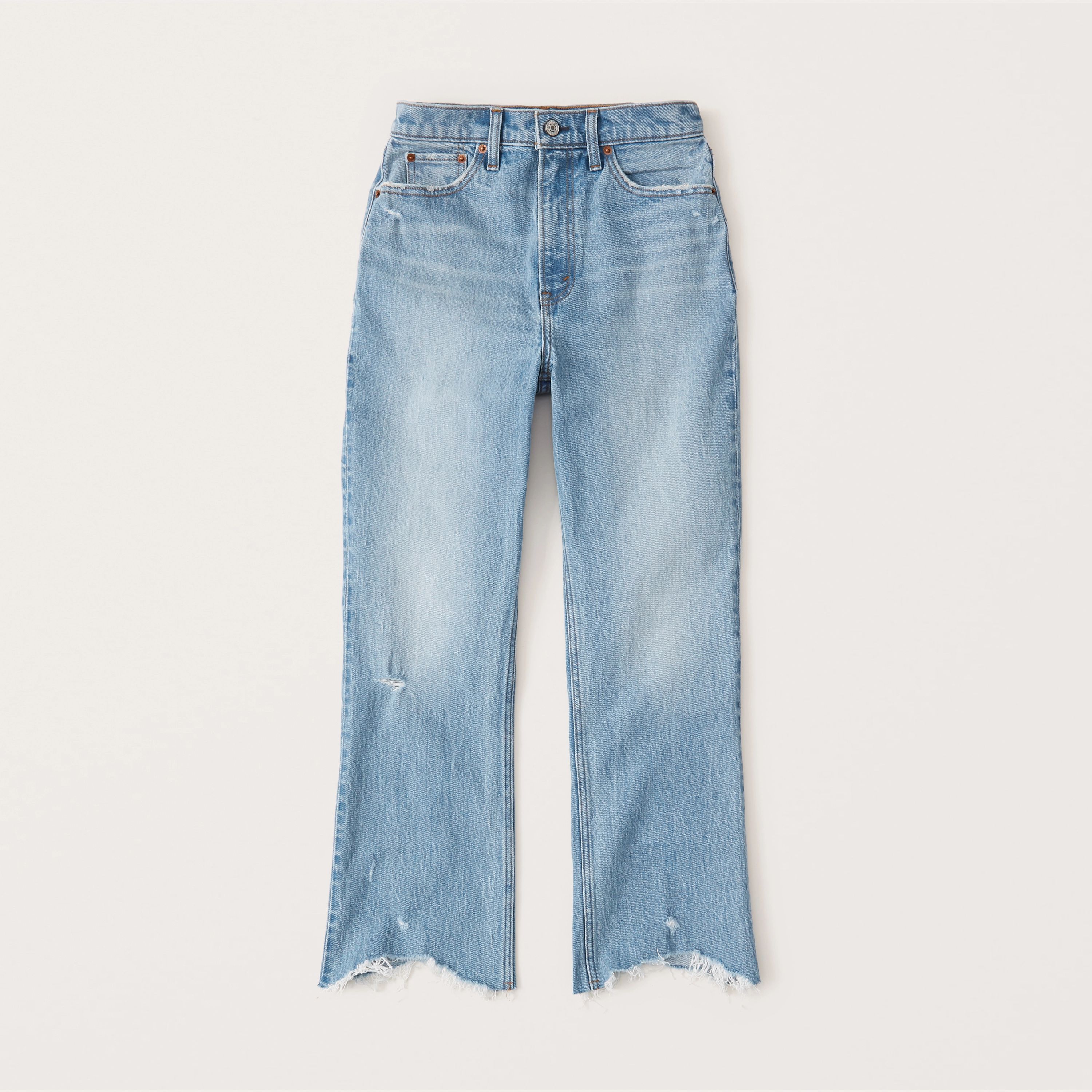Ultra High Rise Kick Flare Jeans | Abercrombie & Fitch (US)