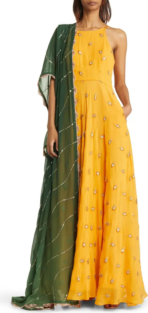 Nila Anarkali with Dupatta | Nordstrom
