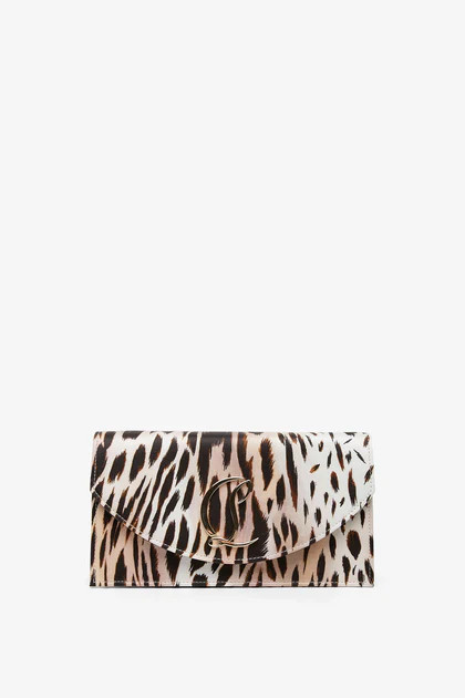 Loubi54 animal print satin clutch | Shop Savannahs (US)