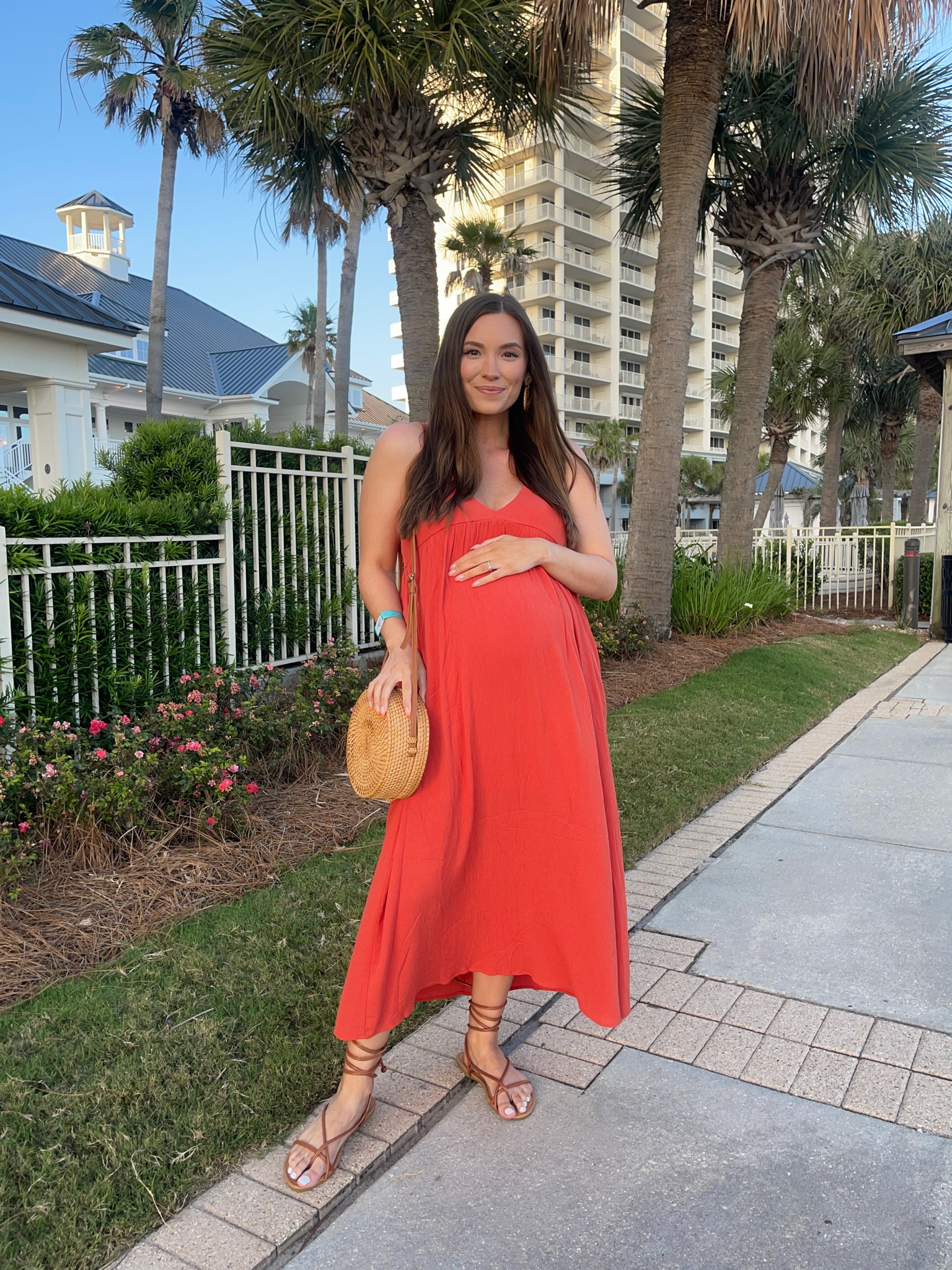 Easter dress / vacation dress / spring dress / summer dress / vacation outfit / baby shower dress / bump friendly / maternity 

#LTKunder50 #LTKbump #LTKstyletip
