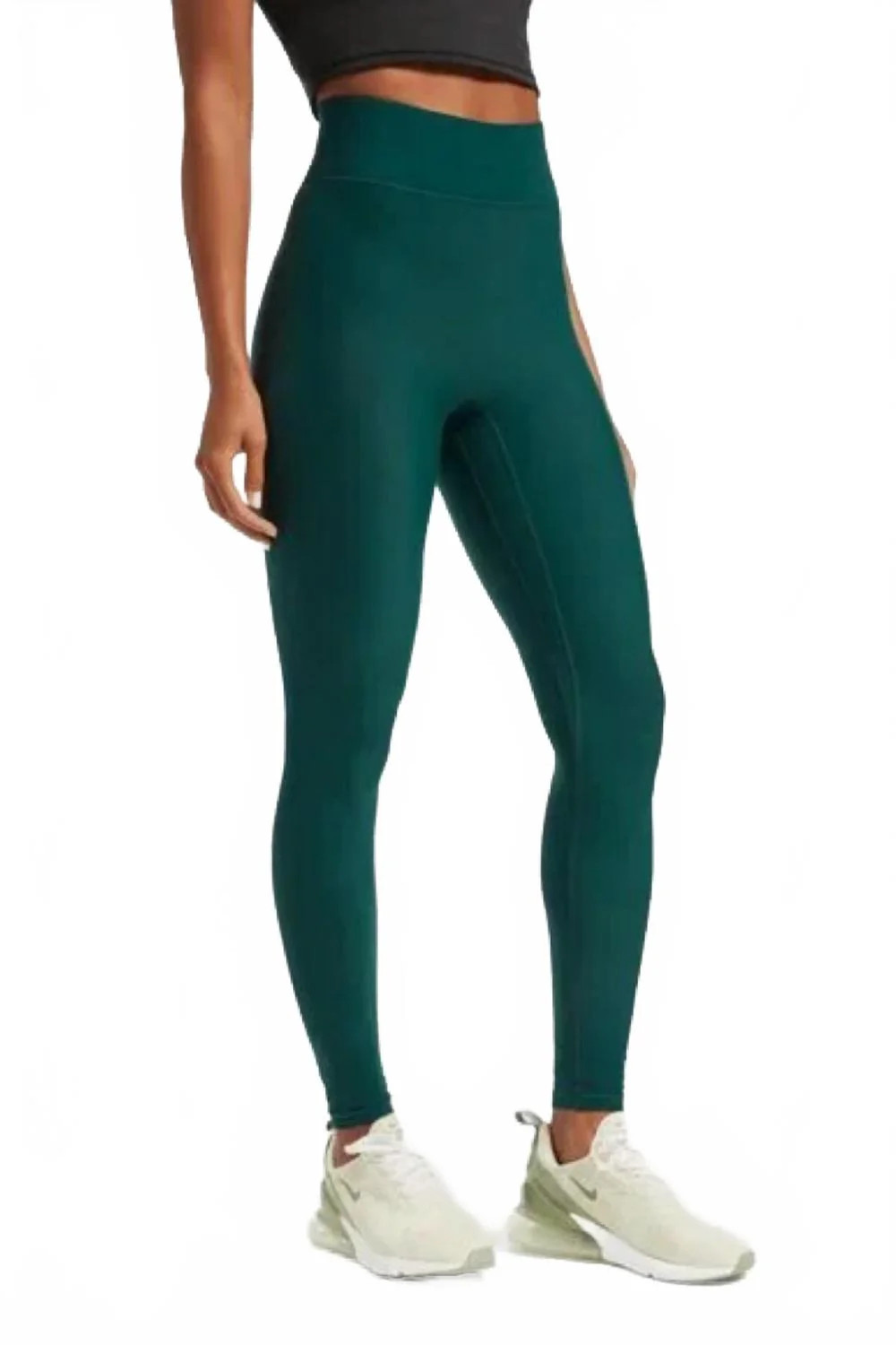 Center Stage Pro Fleece Leggings In Green | Shop Simon