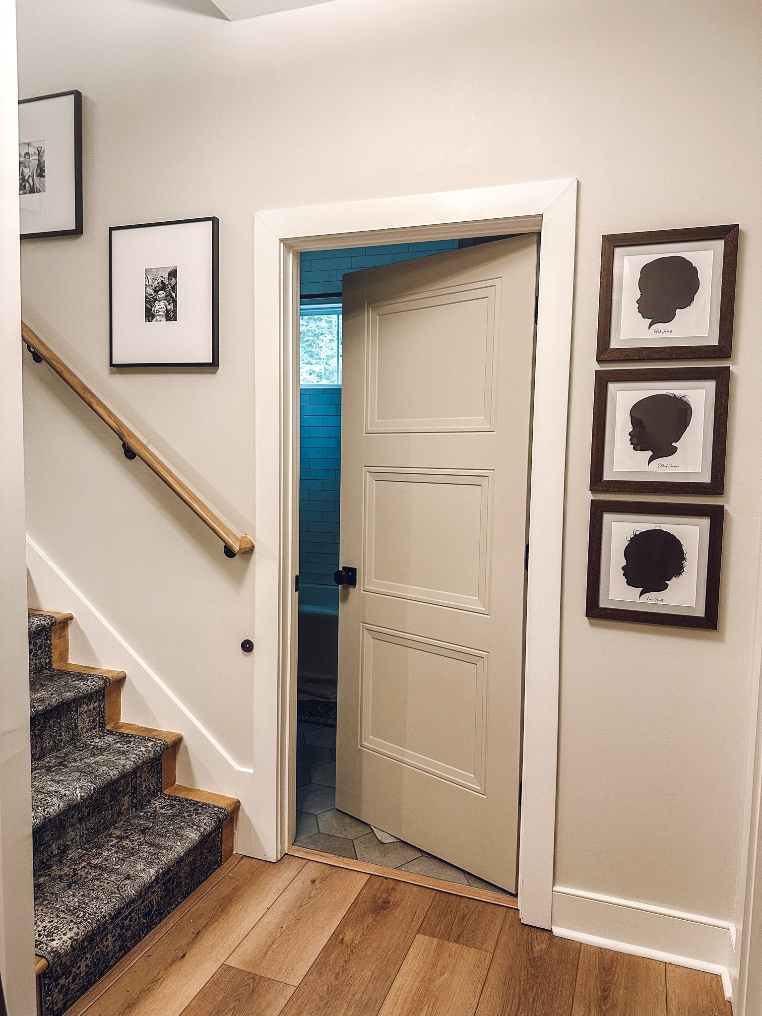 Custom frames gave this hallway and stairway the character it was missing! FrameItEasy makes custom frames simple and you can order from your couch. 100% a win!

#LTKStyleTip #LTKHome #LTKFamily