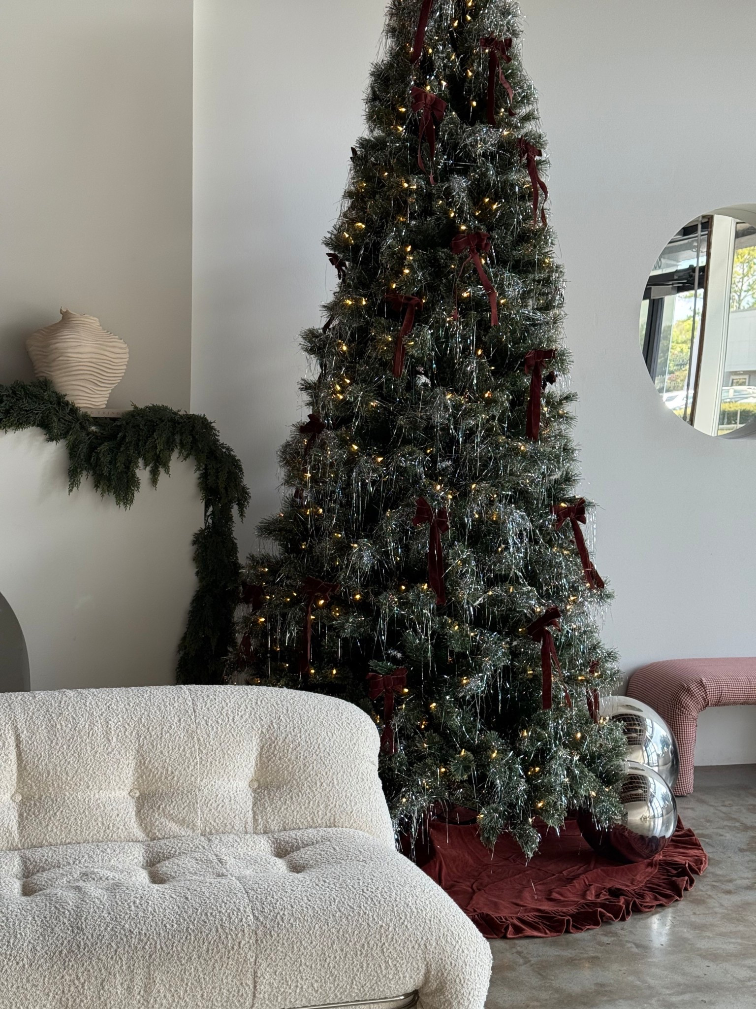 Tinsel Christmas tree - holiday decor 

#LTKHoliday