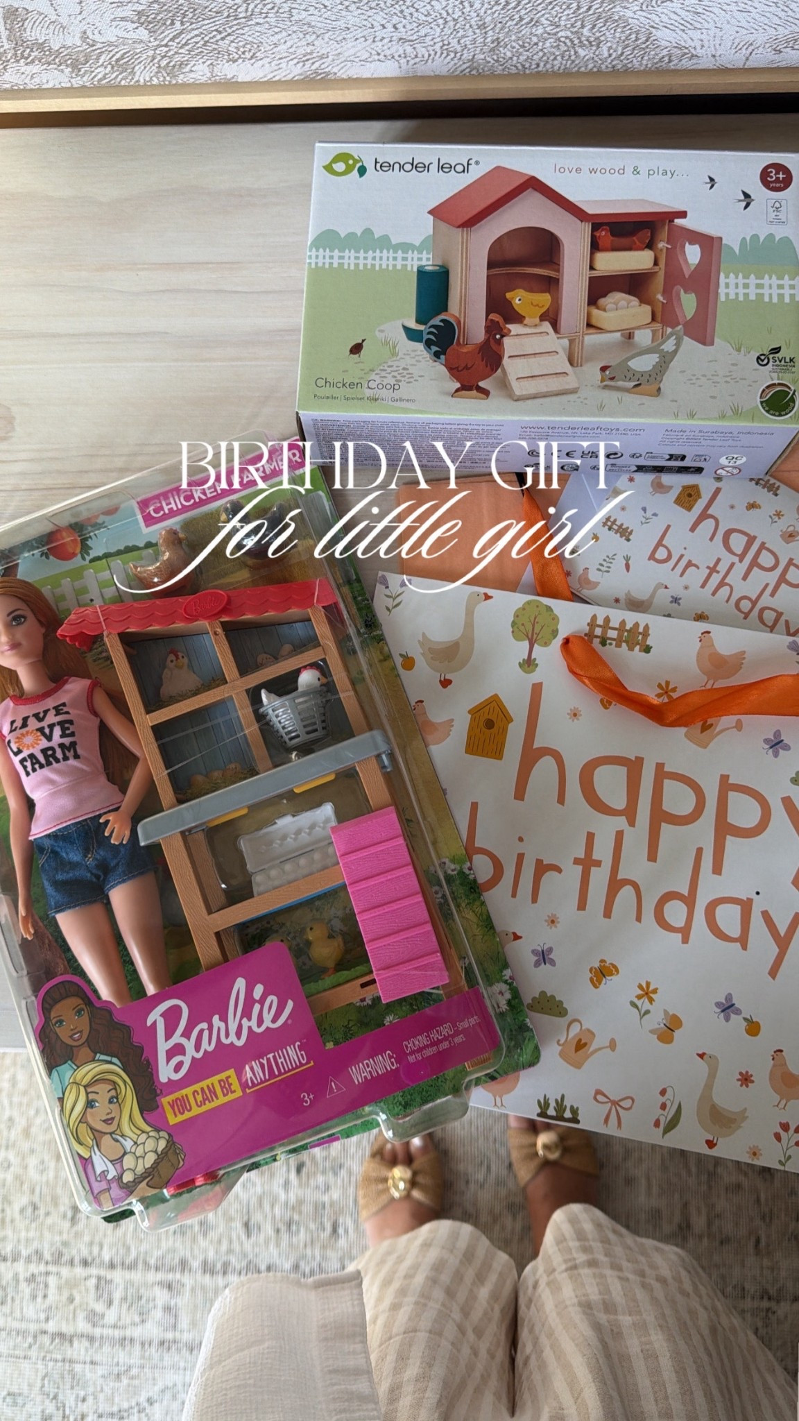 Heading to a 3rd birthday party & this is what we are bringing for her (family just got chickens 🤪). Tender Leaf is one of my fave brands for high quality, wooden toys! 

Birthday gift idea, girl, girl gift, toddler gift 



#LTKKids #LTKBaby