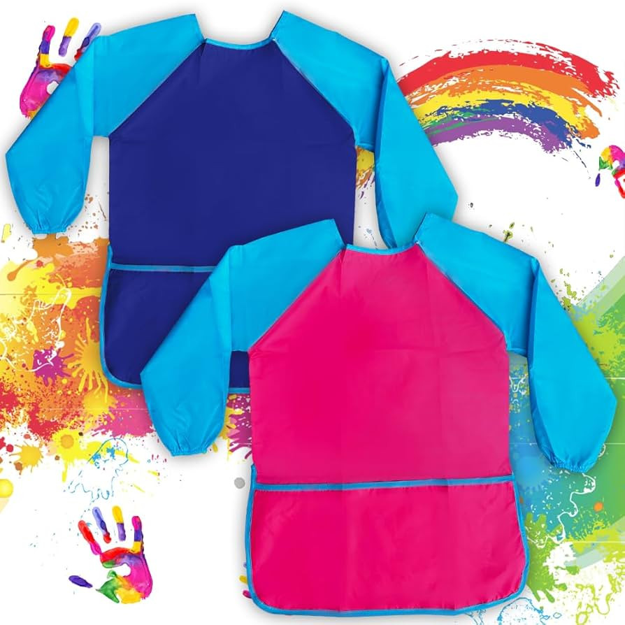 Waterproof Children Art Smock toddler apron peinture enfant child painting apron painting supplie... | Amazon (CA)