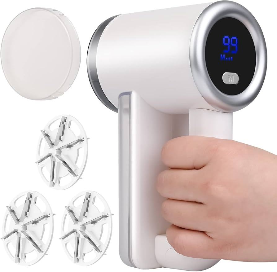 iRUNTEK Rechargeable Fabric Shaver, Electric Commercial Lint Remover with LED Display & Big Trash... | Amazon (US)