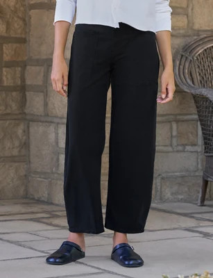 BRAY Black, Italian Peached Twill Black / 10 | Frank & Eileen
