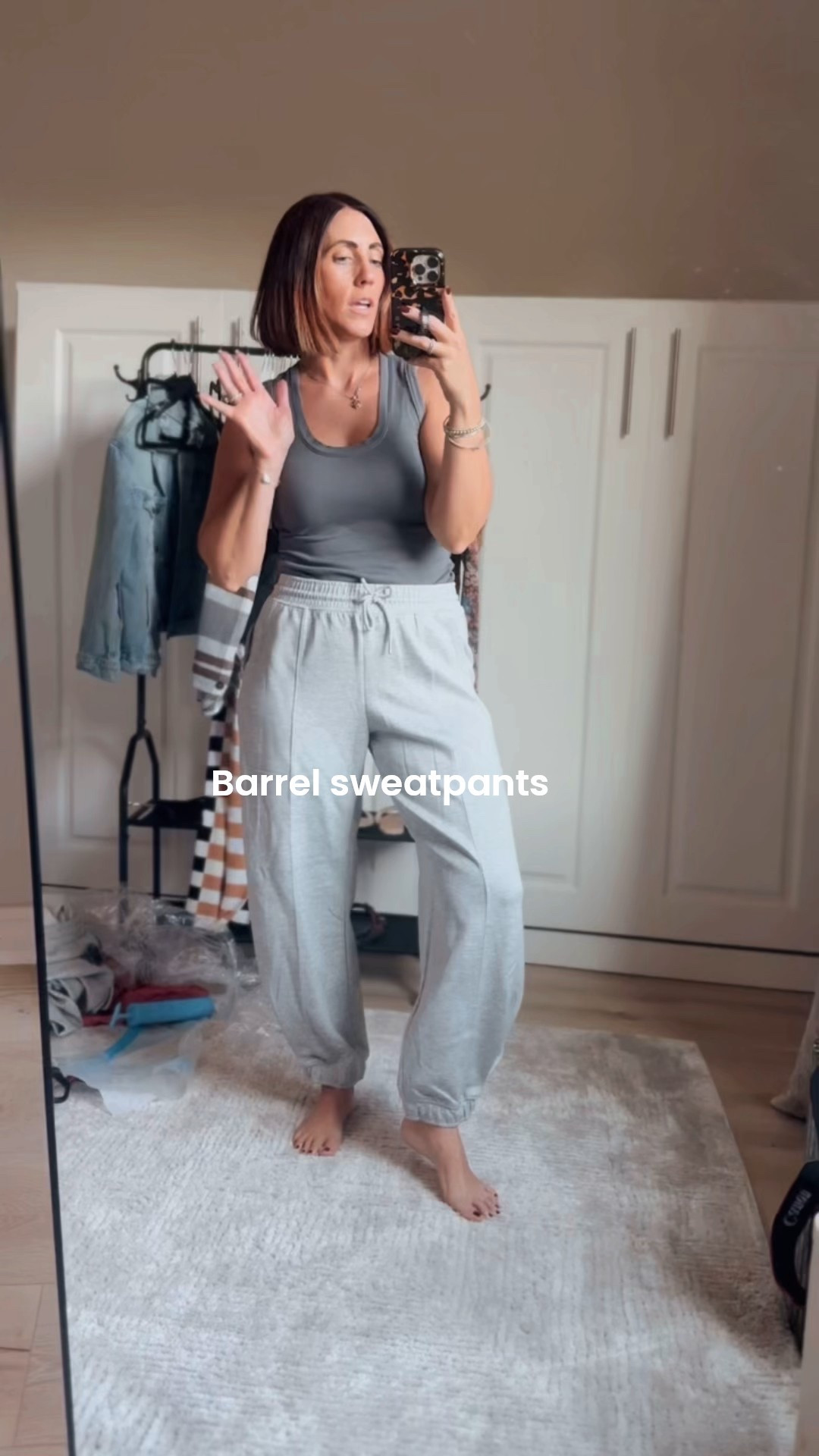‼️TREND ALERT‼️

The absolute softest barrel leg sweatpants with drawstring waist // only $22! 

*I’m wearing size small 

- they come in tons of colors! And matching sweatshirts! 

Walmart, Walmart fashion, look for less, casual style, Mom uniform, fall style, cozy style, Walmart haul, loungewear 

#LTKFindsUnder50 #LTKOver40 #LTKStyleTip