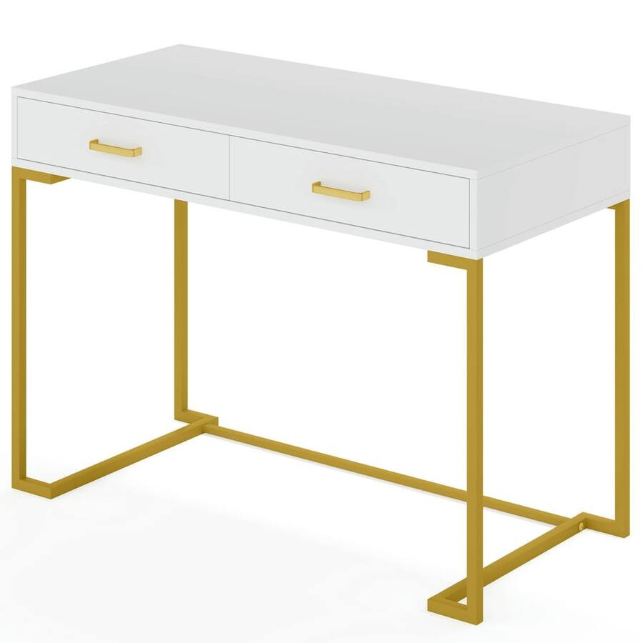 Kadyn - Study Writing Desk, Computer Desk,39" Computer Desk with Drawers, Modern Writing Desk Stu... | Best Buy U.S.