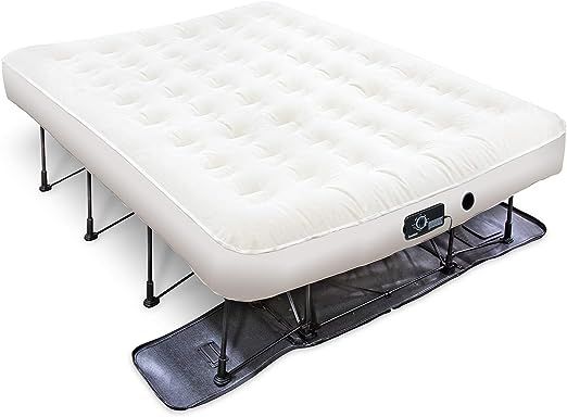 Ivation EZ-Bed (Queen) Air Mattress with Frame & Rolling Case, Self Inflatable, Blow Up Bed Auto ... | Amazon (US)