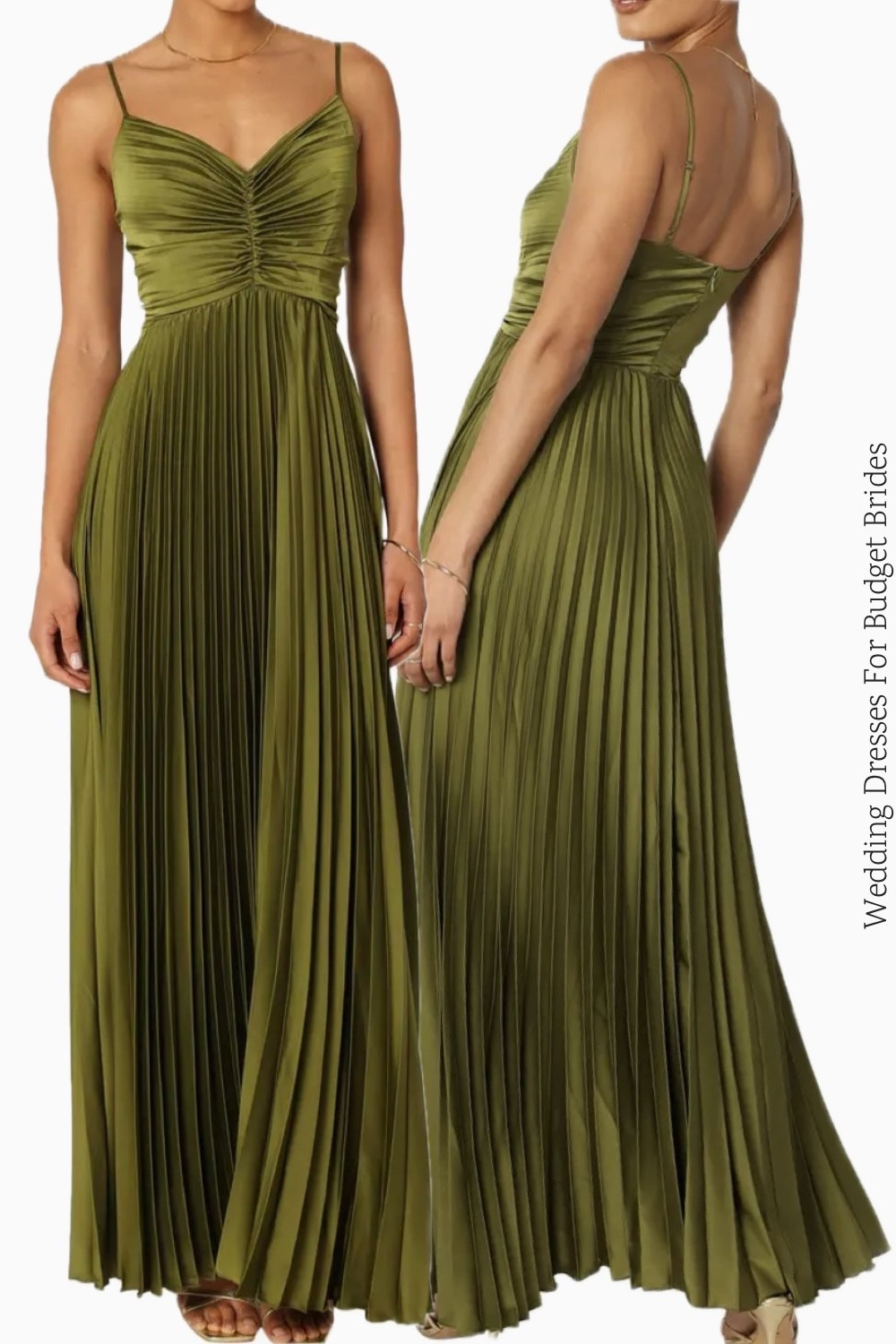 Popular pleated formal full length gown from Petal &amp; Pup at Nordstrom. 

Love this color but other colors available too. 

#LTKHoliday #LTKSeasonal #LTKWedding