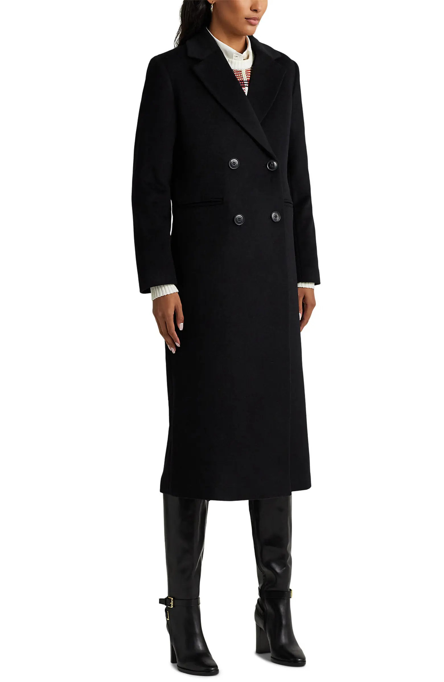 Easy Fit Wool Blend Coat | Nordstrom