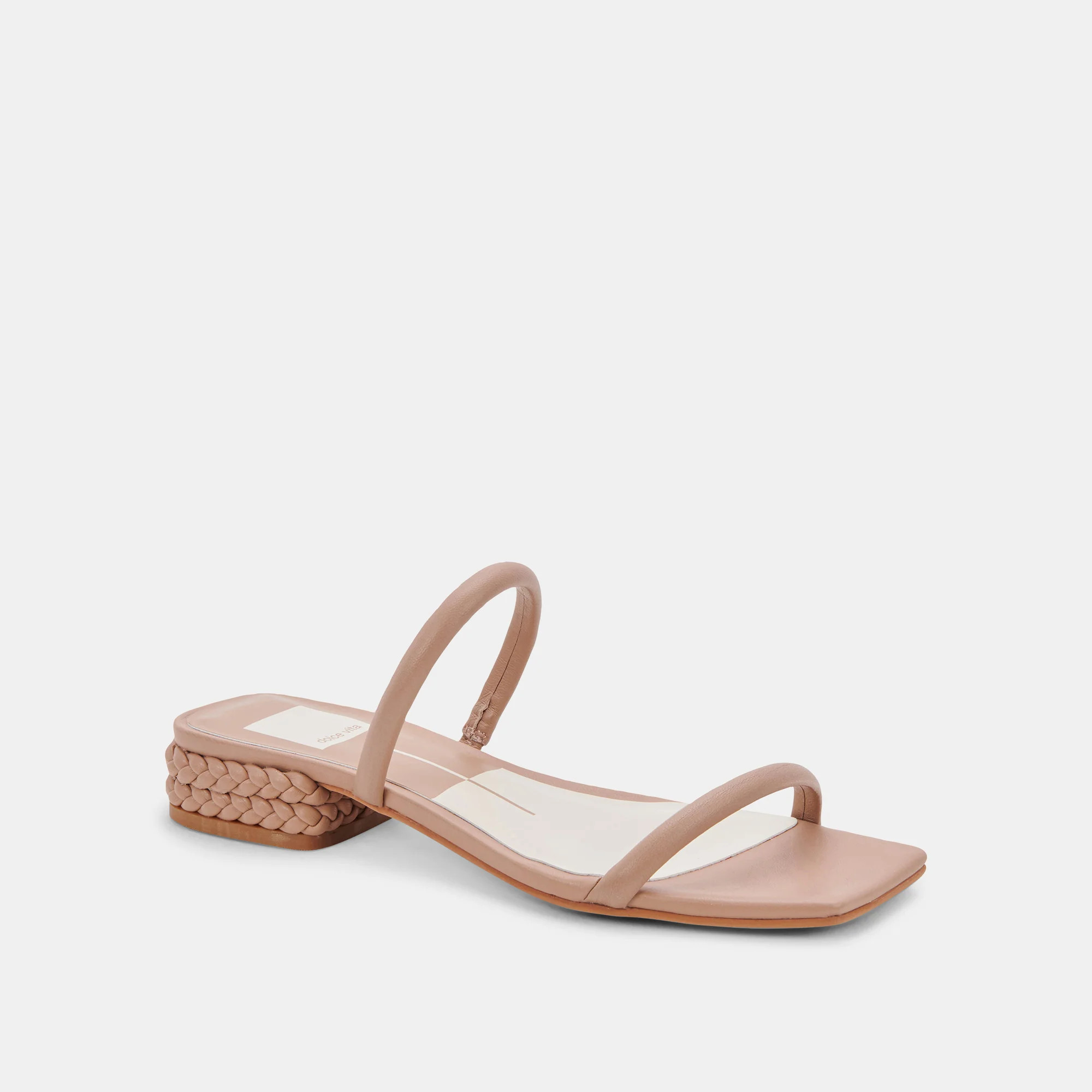 HELNA SANDALS CAFE LEATHER | DolceVita.com
