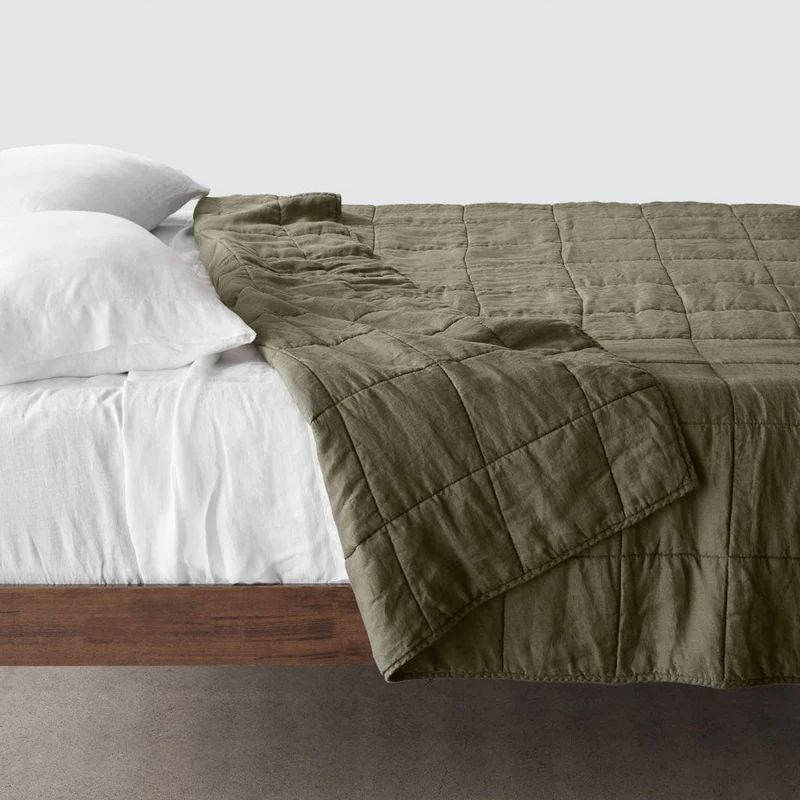 Stonewashed Linen Quilt | The Citizenry