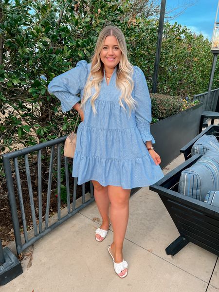 In LOVE with this chic & comfy blue & white striped dress 😍 It’s so classic and easy to throw on with sandals, wedges, or sneakers! Use my code KATIE15 to get 15% off your first order.

Grandmillennial dress, grandmillennial style, grandmillennial outfit, blue & white dress, spring dress, spring outfit ideas

#LTKfindsunder100 #LTKmidsize