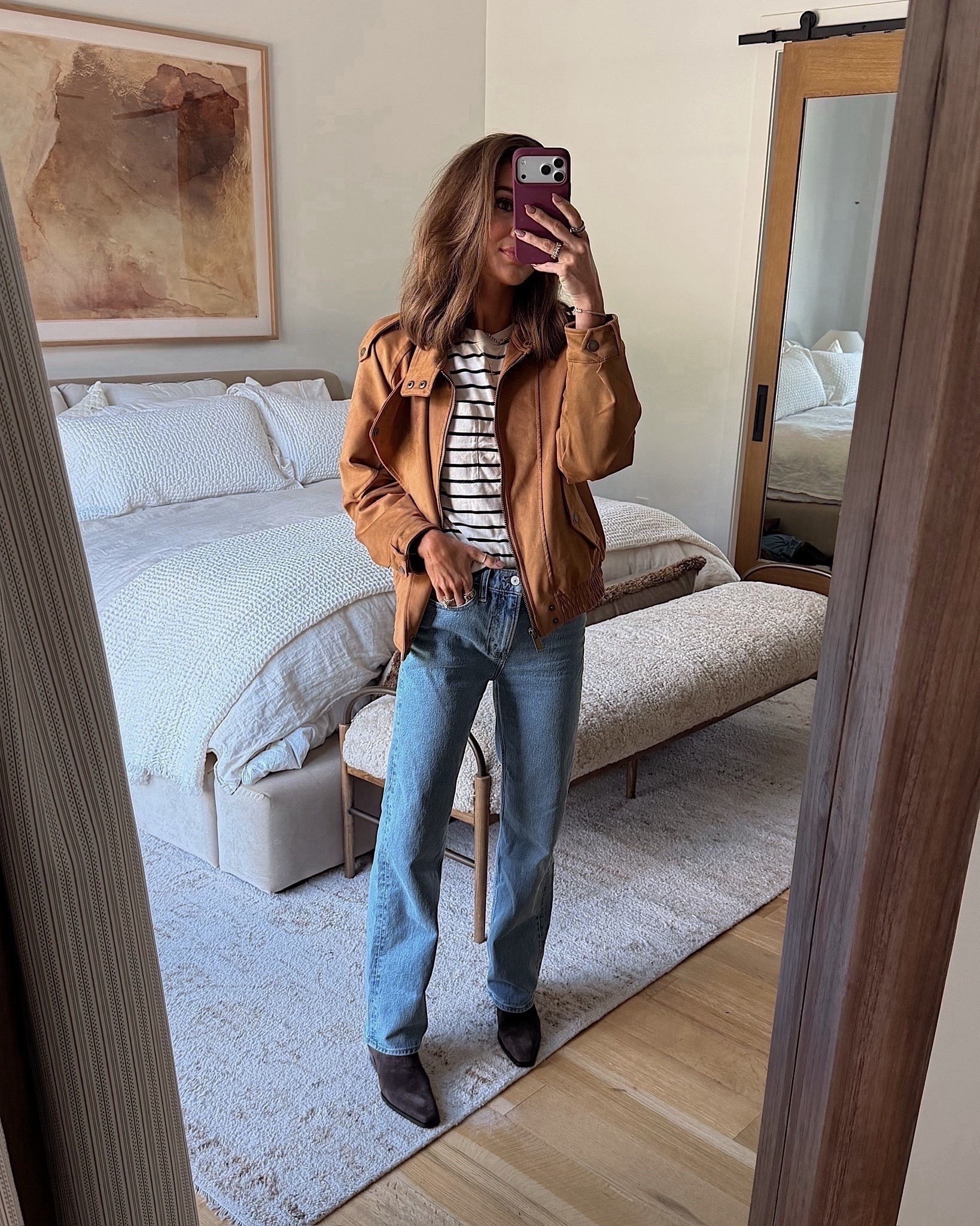 chic bomber jacket on sale this weekend! 😍 plus some of my fave denim that literally looks good on everyone! 🙌🏼

#LTKSaleAlert