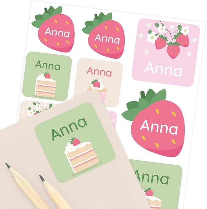 Camp Name Labels for Kids (33) – Custom Waterproof Stickers for Water Bottles, Lunch Boxes, Day... | Amazon (US)