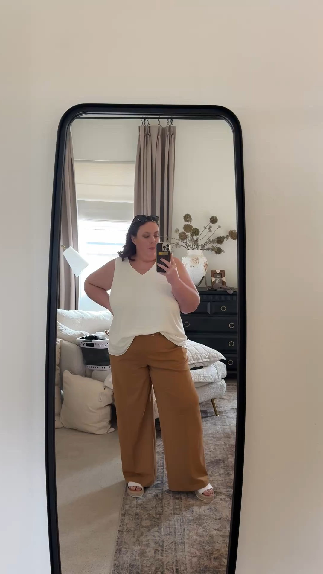 Workwear but affordable and cute from @catofashion I’m wearing a size XL in the pants and a size 2 XL in the shirt so comfortable and easy to slip on and off. It’s not the restricting type of workwear! 

#LTKWorkwear #LTKPlusSize