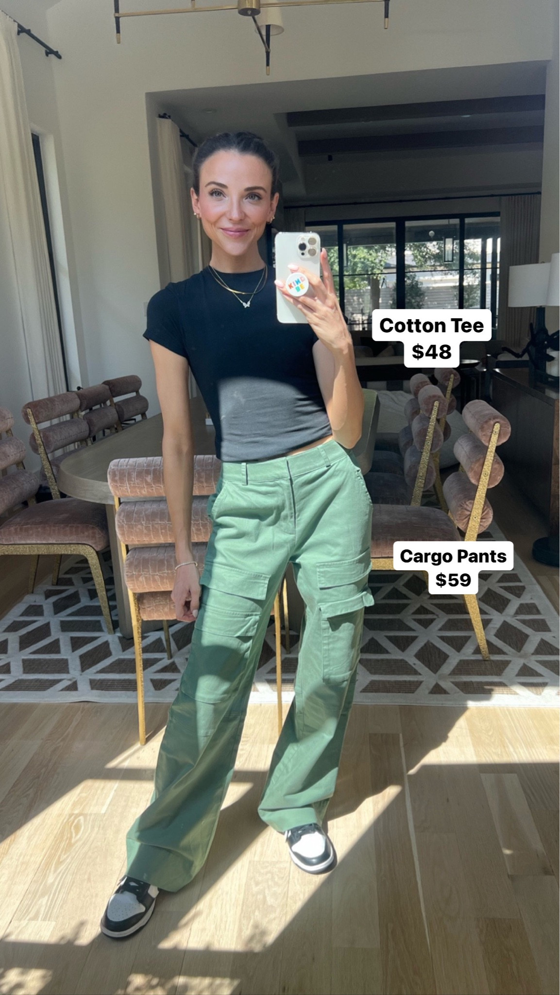 Fall closet staples - Skims cotton tee and BP cargo pants from Nordstrom 🍂 everything fits tts 

#LTKSeasonal #LTKfindsunder100 #LTKstyletip