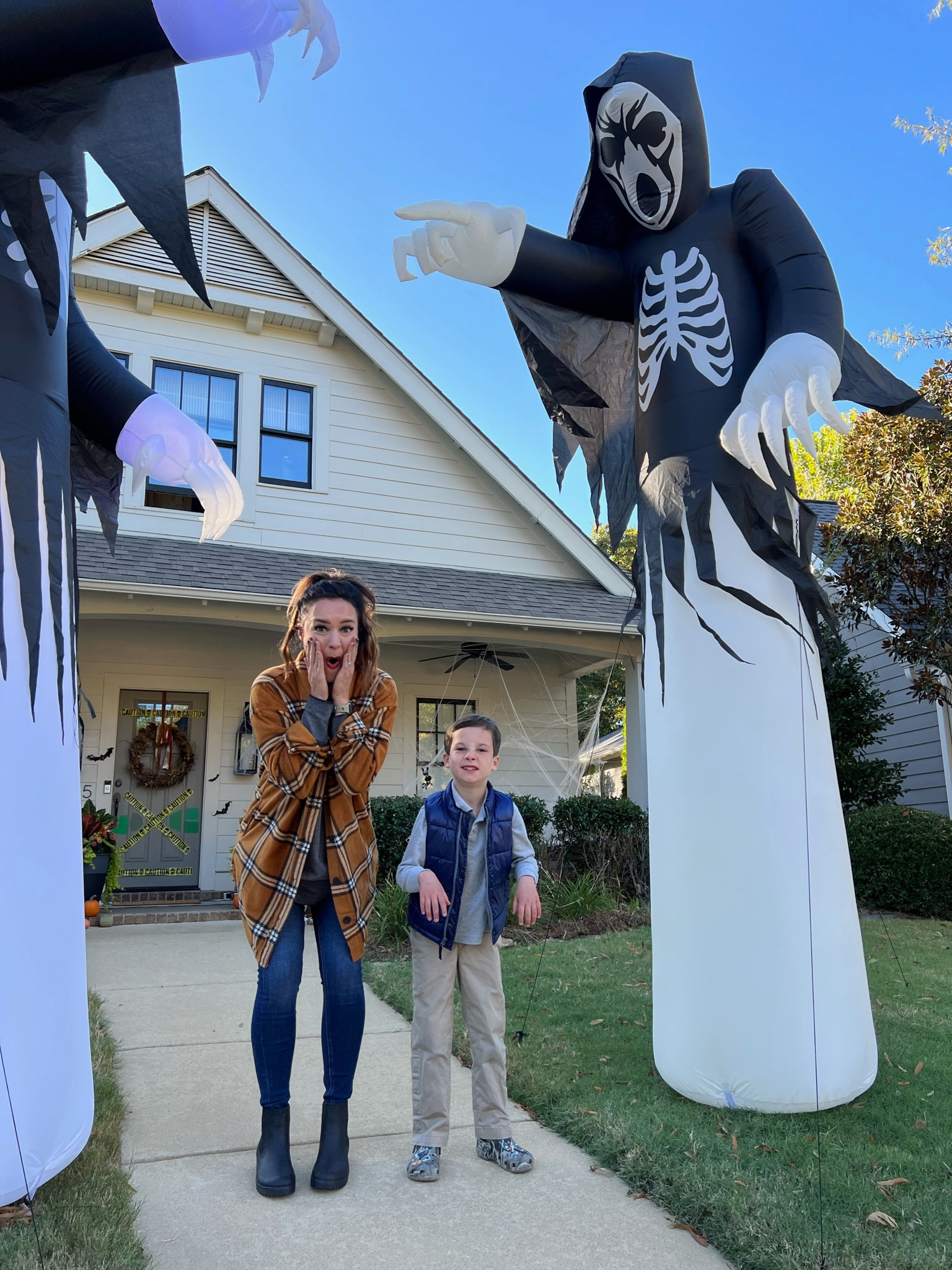 Halloween 🎃 🧡 Maurice’s Fall Outfit // my outfit is up to 30% off 🤩 True to size, size up for oversized fit on shacket and sweatshirt! 

#LTKstyletip #LTKSeasonal #LTKHalloween