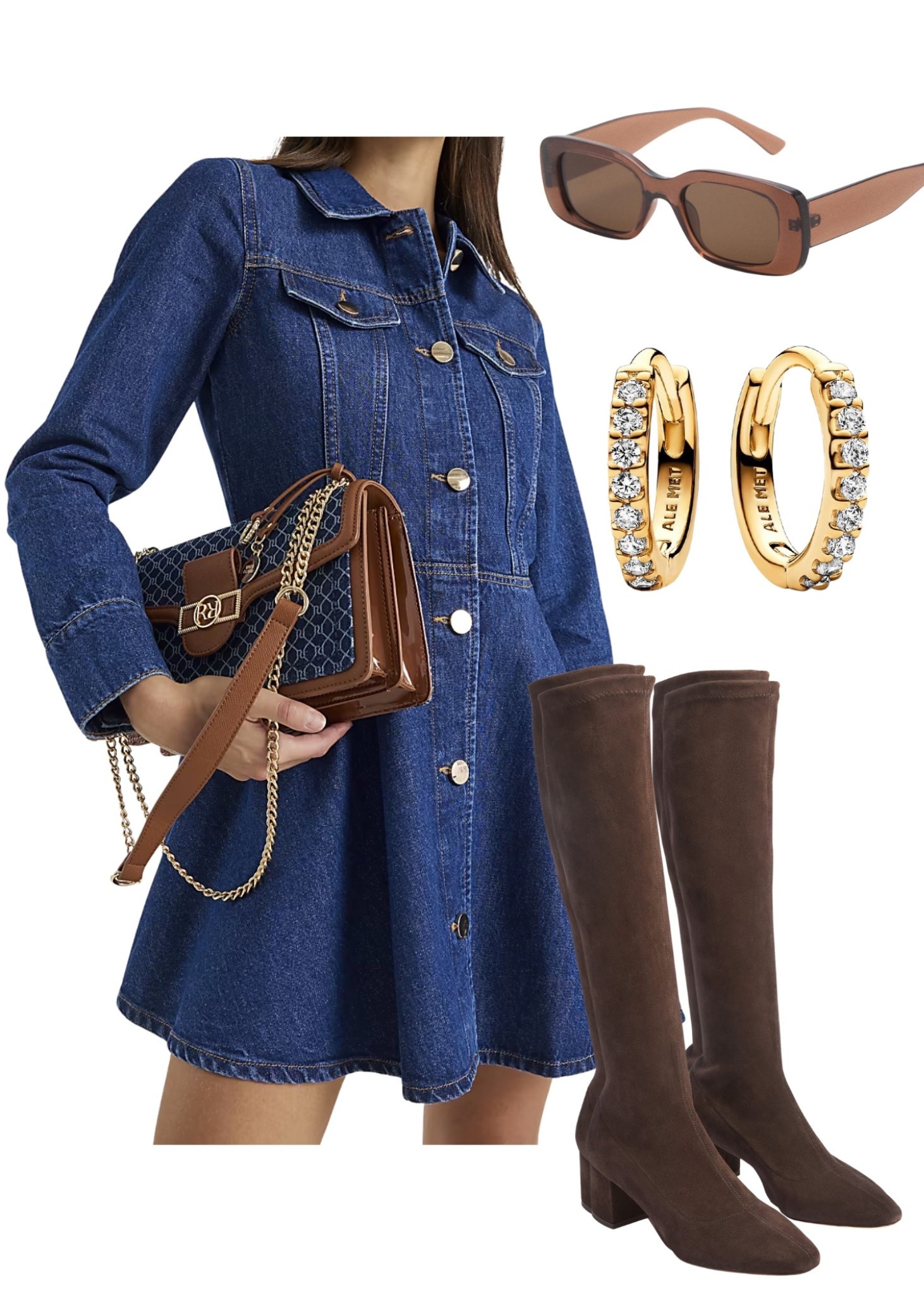 Denim and suede autumn outfit. Could you be anymore in trend. 

#LTKautumn #LTKuk #LTKstyletip