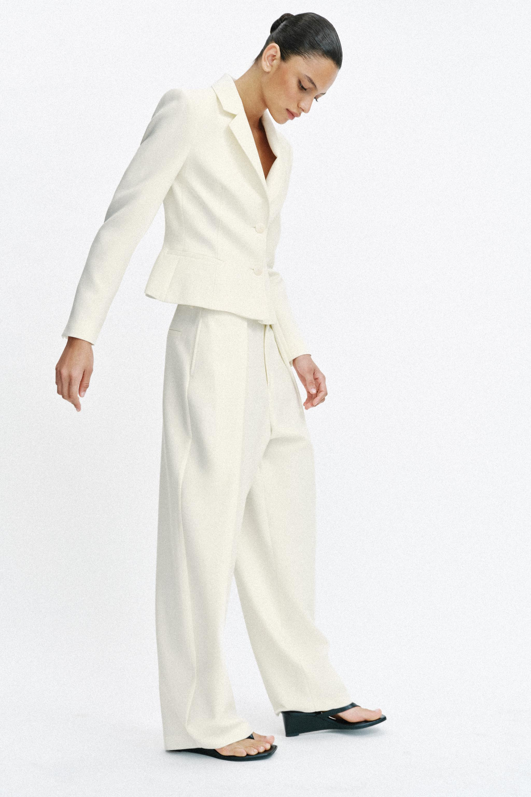 VOLUME PLEATED PANTS | Zara US