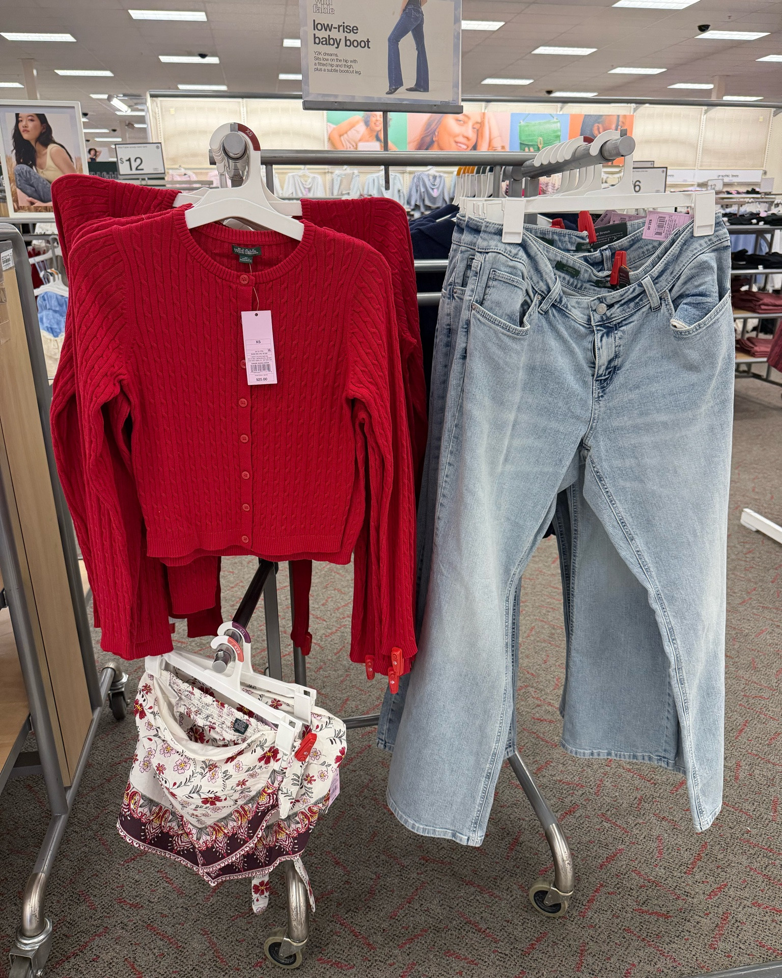 Happy Monday!☺️ Love this cable knit baby cardigan in this new berry red color!!😍 There’s 2 more new colors, pink and blue!!🤩 This cute cardigan comes also in cream, navy blue, and gray for a total of 6 colors to pick from!😄 It’s lightweight for summer and can wear as a top with white denim for a pop of color or wear with a dress!!😊 I have these denim jeans that I shared in a Target haul that are so good!!🥰 This new bandana tube top is so cute!!💕☺️ This red floral top is a handkerchief style in a flattering V front hem with a smocked back and adjustable ties! It comes in a sage green paisley & navy blue paisley options! There’s a navy blue paisley pants to match the top! I linked everything with some new arrivals for you!😉 


#targetfind #targetjeans #targetcardigan #targettop #summeroutfit 

Forth of July, summer outfit idea, weekend outfit