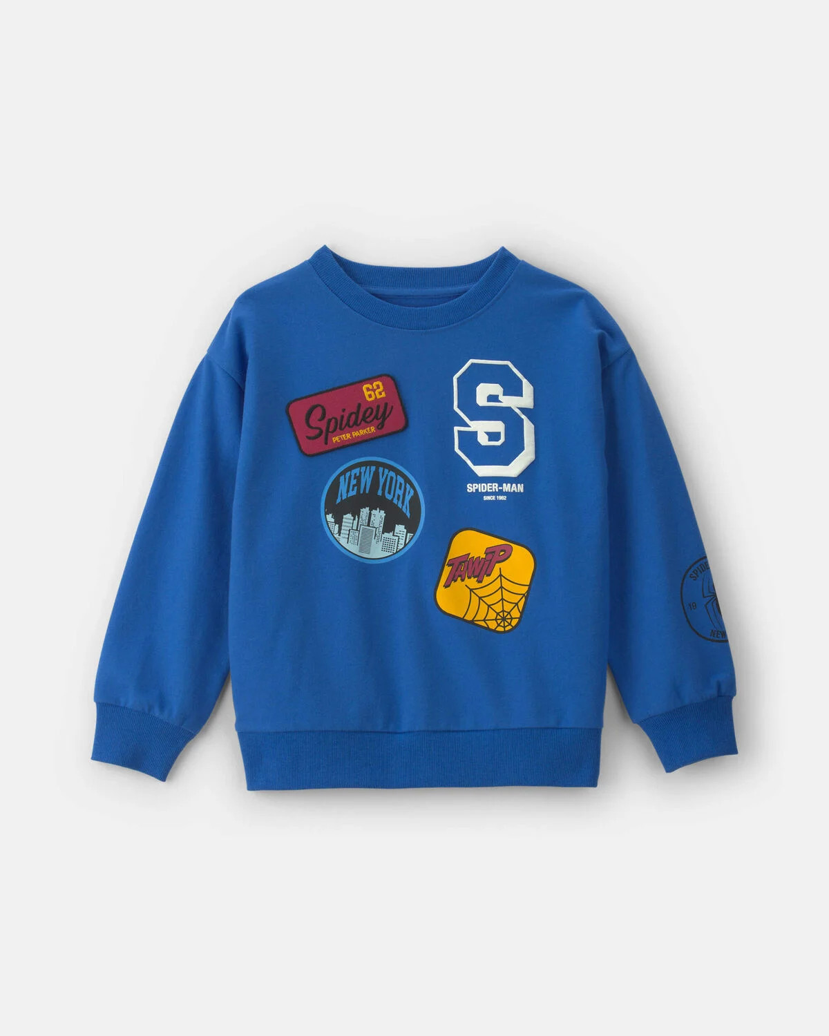 Kids ©Marvel Spider-Man Pullover Sweatshirt - Blue | Carter's Inc