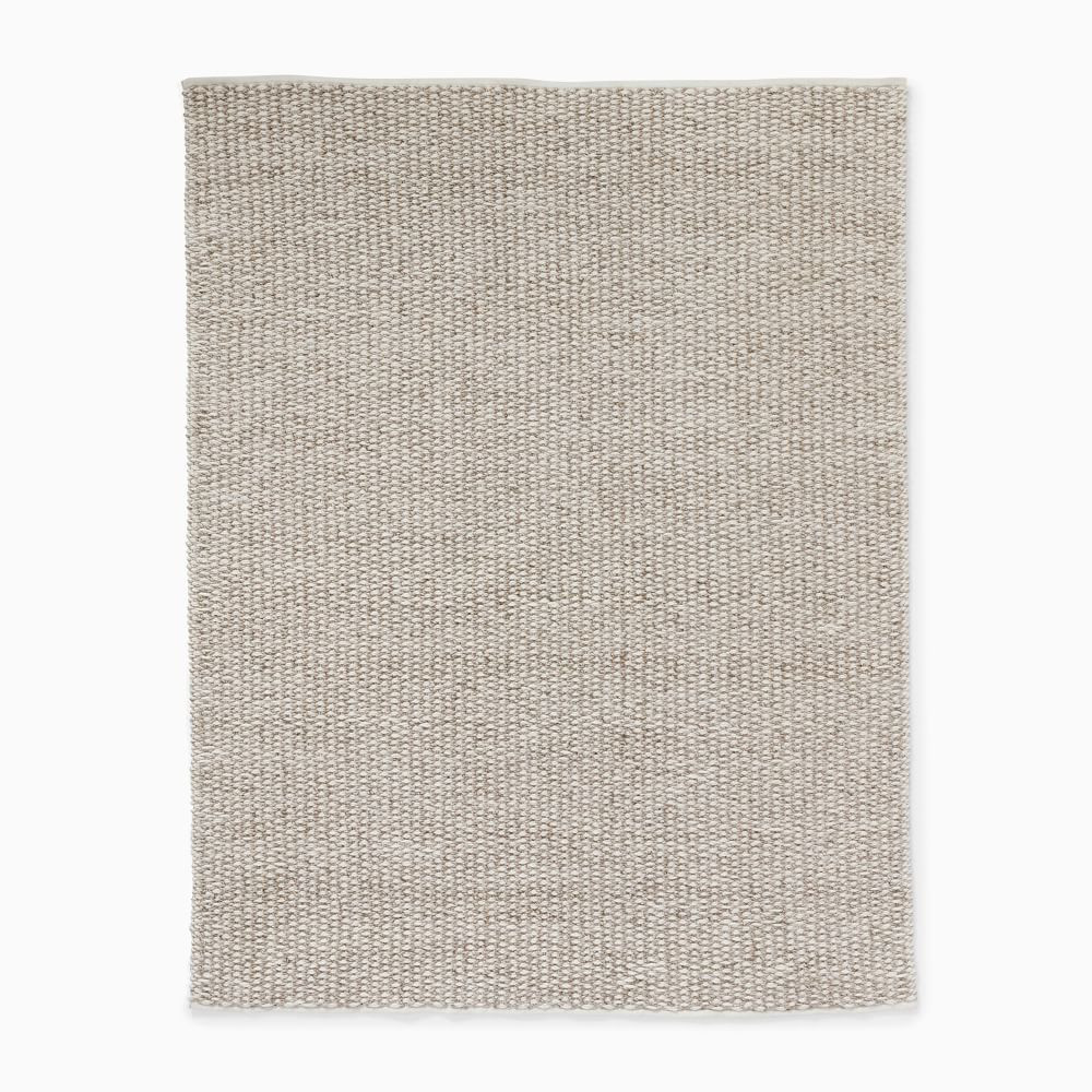 Woven Honeycomb Indoor/Outdoor Rug, 8x10, Charcoal | West Elm (US)
