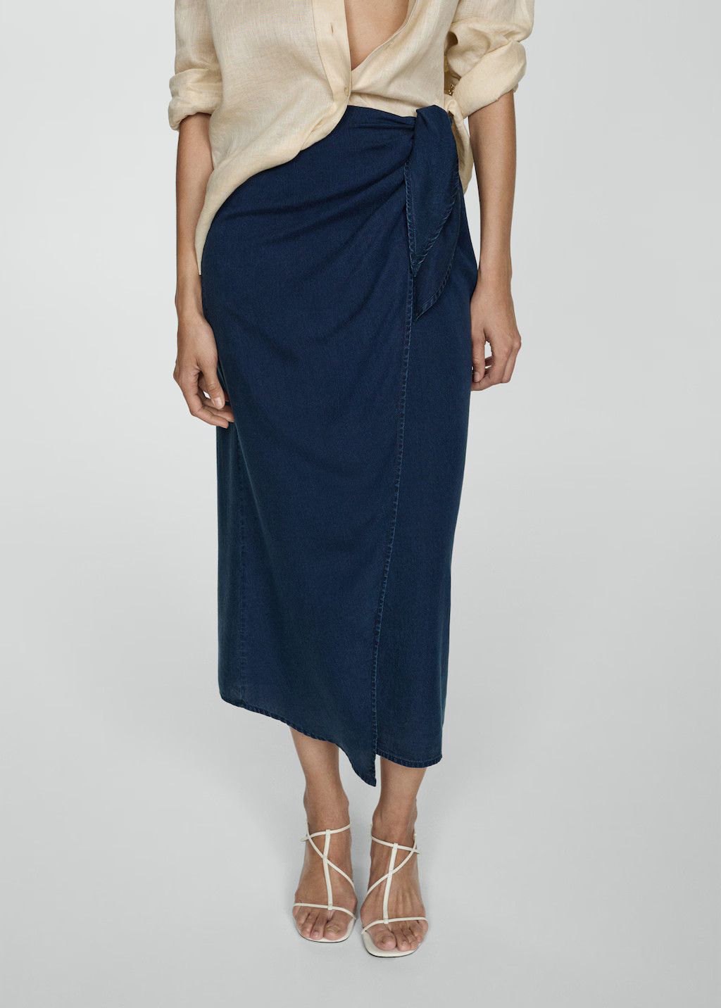 Lyocell sarong skirt | Mango (US/MX/AU)