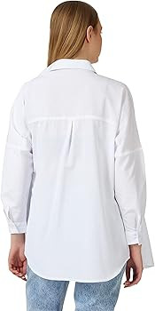 Womens Dressy Blouses Tops, Casual Long Sleeve Loose Fit Button Down Shirts | Amazon (US)