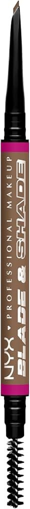 NYX PROFESSIONAL MAKEUP Blade & Shade Brow Pencil, Nano Mechanical Eyebrow Pencil, Up to 16HR Mak... | Amazon (US)