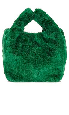 Jakke Bertha Faux Fur Bag in Green from Revolve.com | Revolve Clothing (Global)