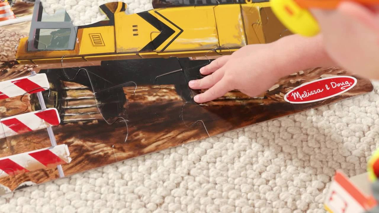 Melissa & Doug Construction 3-in-1 Deluxe Collection Themed Gift Set – Costume Role Play, Puzzl... | Walmart (US)