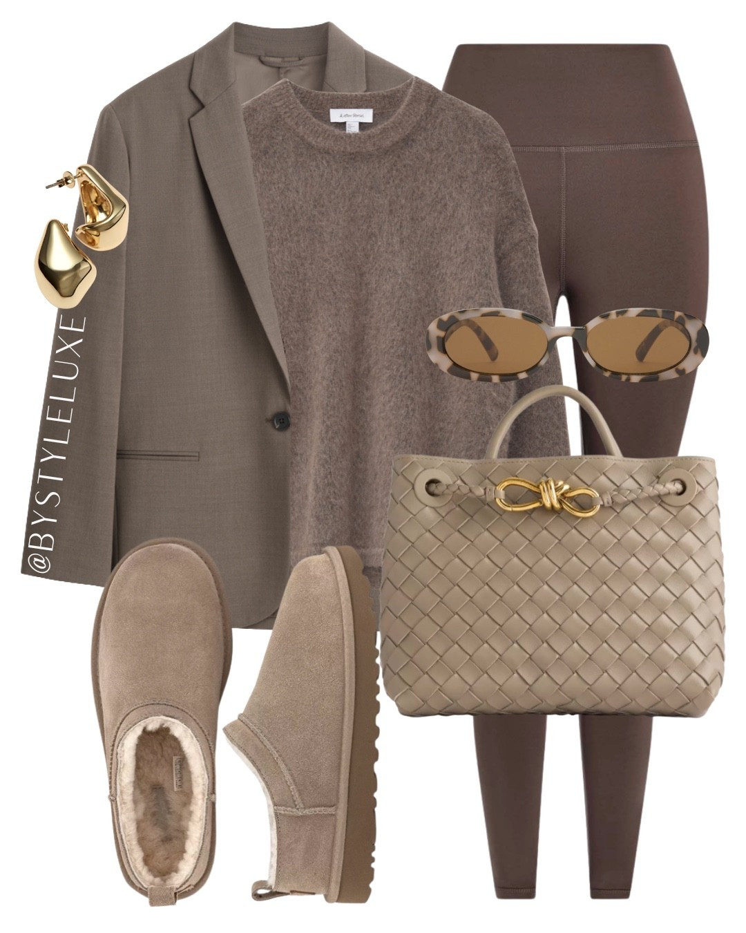 OFF DUTY LOOK - styling a brown and taupe casual outfit with this seasons must have Ugg micro boots 

#ugg #autumnoutfit #casuallook

#LTKshoes #LTKautumn #LTKstyletip