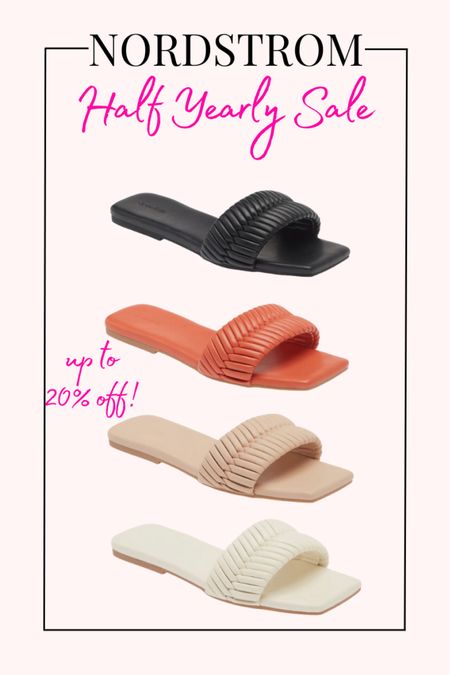Nordstrom half yearly sale - sandals on sale! 

#LTKSaleAlert #LTKShoeCrush