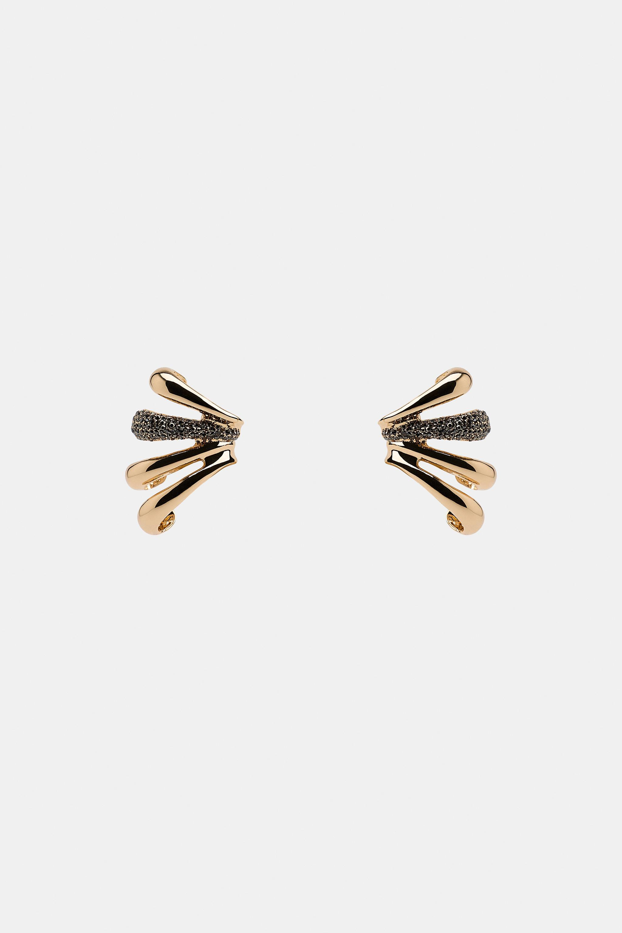 SPARKLY EAR CUFF EARRINGS | Zara US