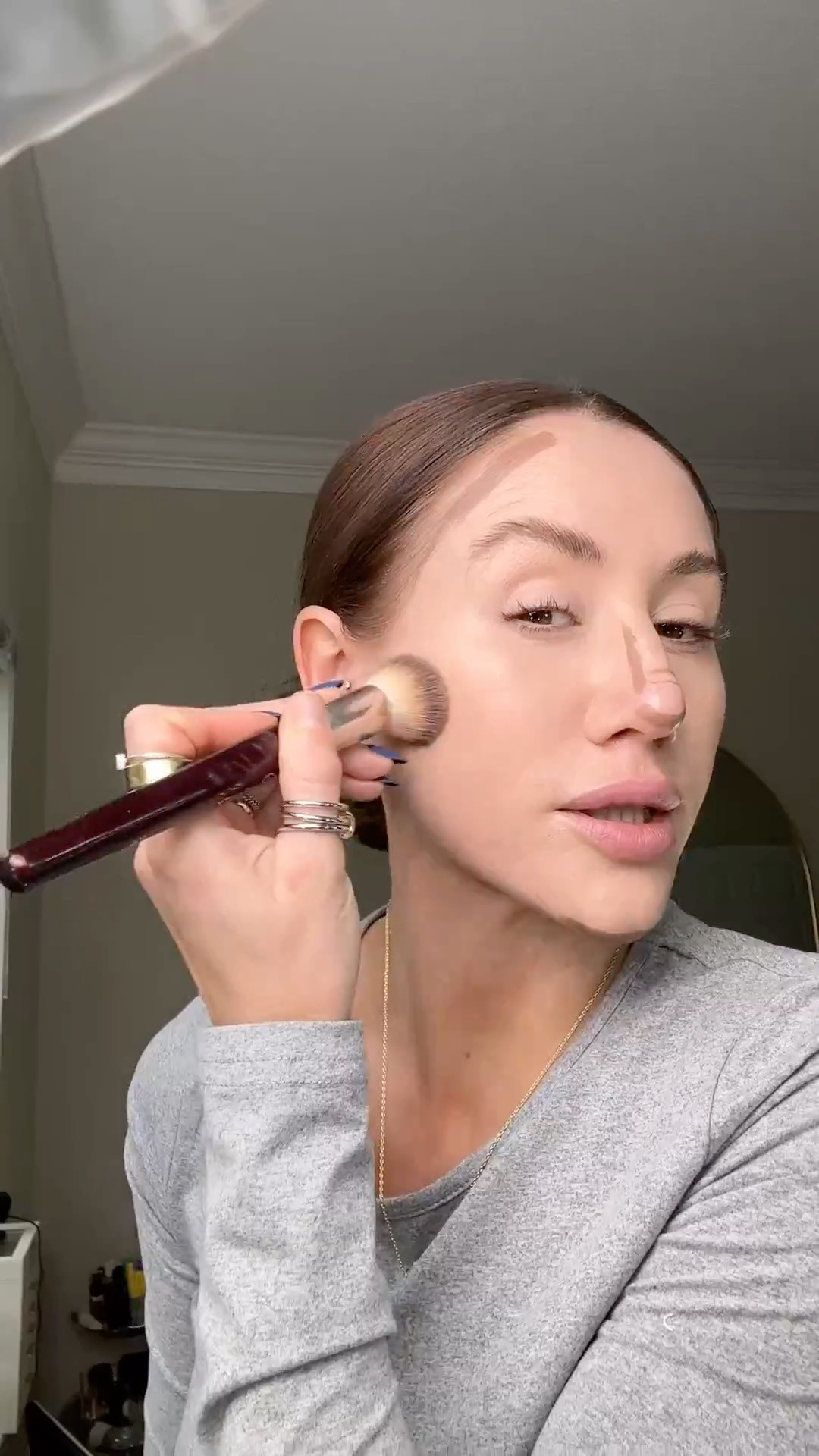 the viral bk beauty small round complexion brush for precise blending of cream blush bronzer and contour — dense rounded head buffs seamlessly into skin for an airbrushed second skin finish. soft vegan bristles cruelty free and the little sister to the iconic 106 brush.

#bkbeauty #makeupbrush #creamblush #makeuptools #amazonfinds
bk beauty 116 small round complexion brush

bk beauty 116 small round brush worth buying amazon 2026, best small round brush for cream blush and bronzer blending, viral makeup brush for airbrushed second skin finish 

 #LTKBeauty