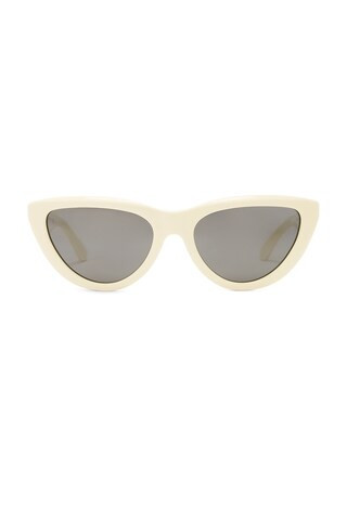 Burberry Cat Eye Sunglasses in Cream | FWRD 
