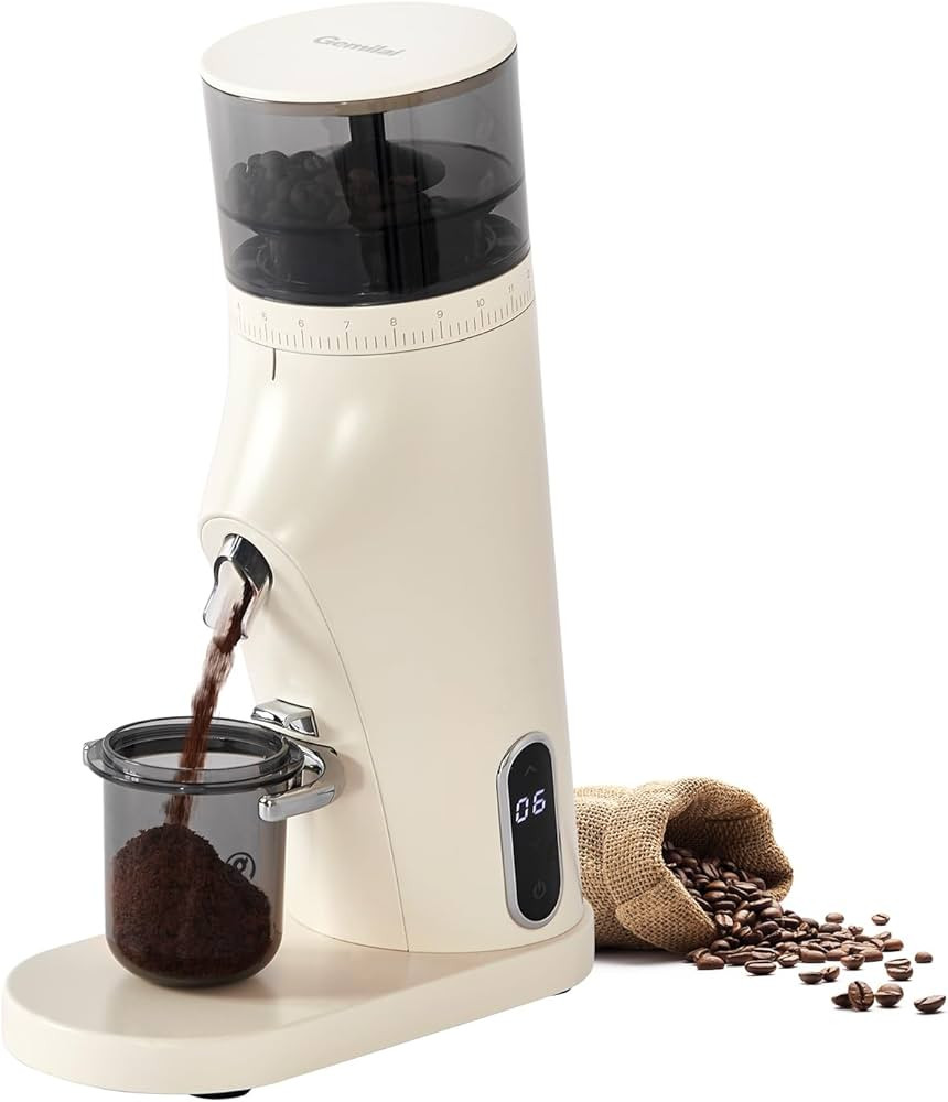 Electric Conical Burr Coffee Grinder, Coffee Bean Grinder with Smart 60S Timer, 60 Precise Adjust... | Amazon (US)