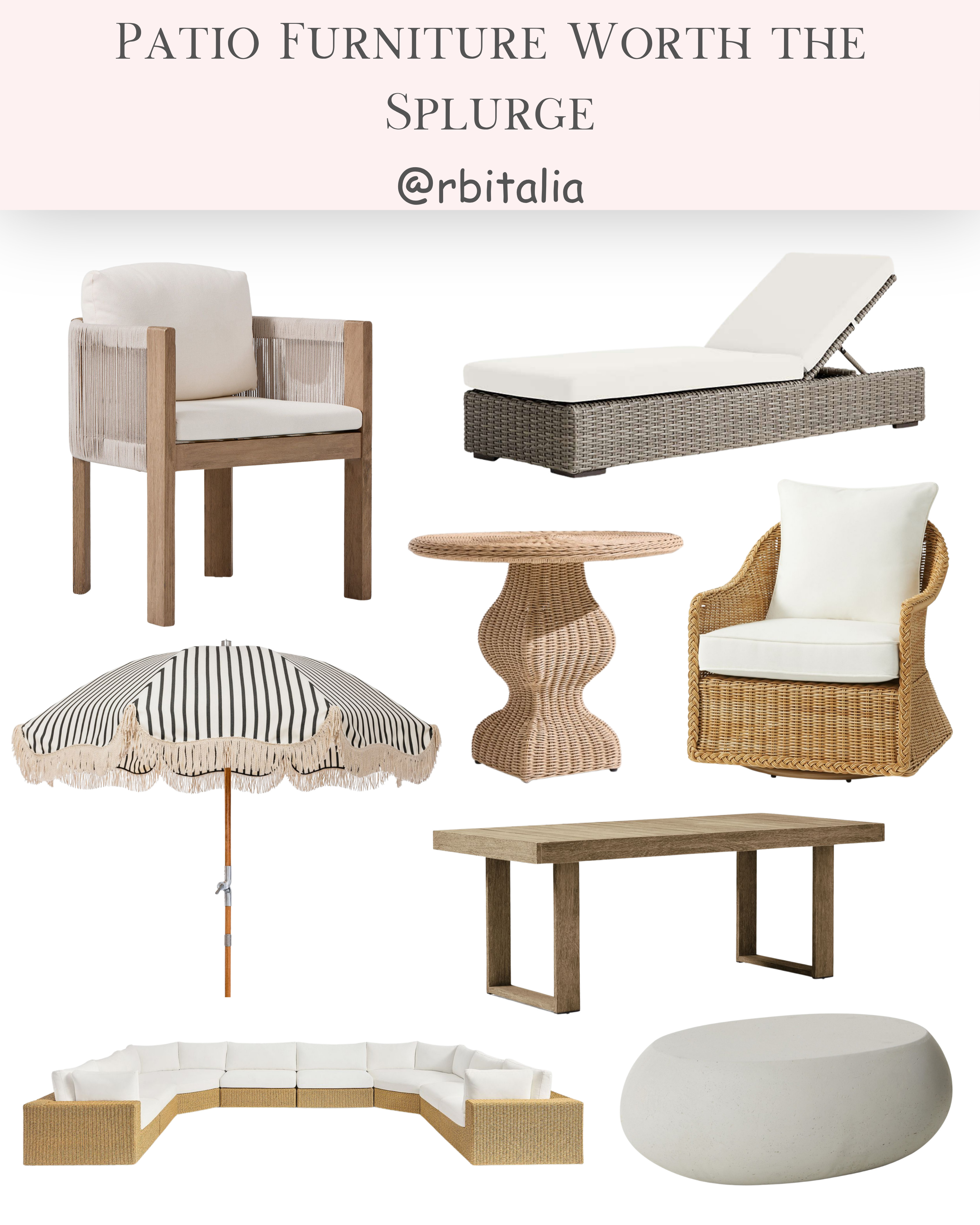 Invest in your outdoor living space with patio furniture that is truly worth the splurge. Crafted for lasting durability and high-end style, these pieces transform your backyard into a luxury retreat. Save this post and click the link in bio to shop the collection! #PatioDesign #OutdoorLiving #LuxuryHome 

 #LTKdayinmylife #LTKHome #LTKSaleAlert