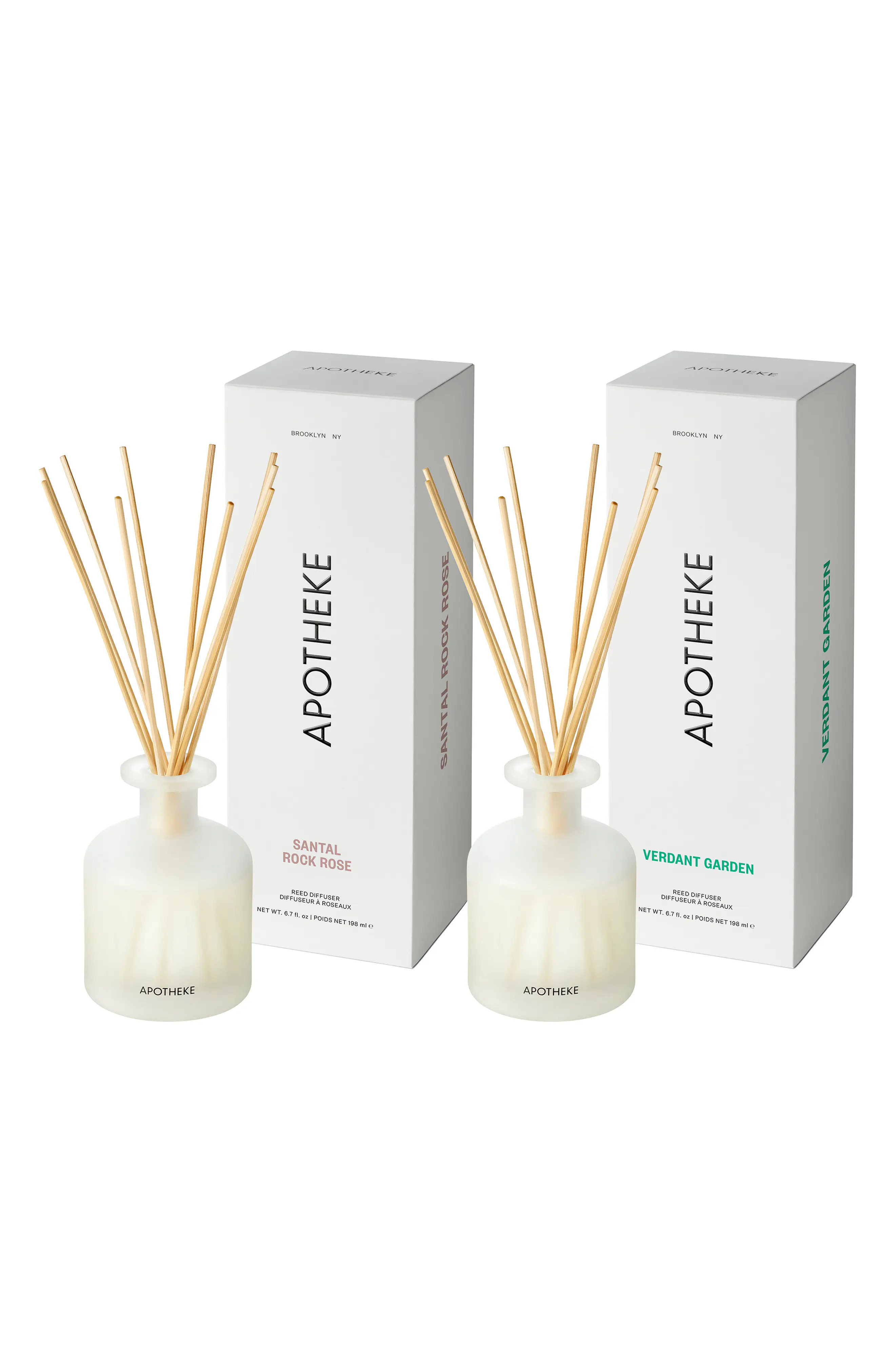 APOTHEKE Santal Rock Rose & Verdant Green Reed Diffuser Set (Nordstrom Exclusive) | Nordstrom | Nordstrom
