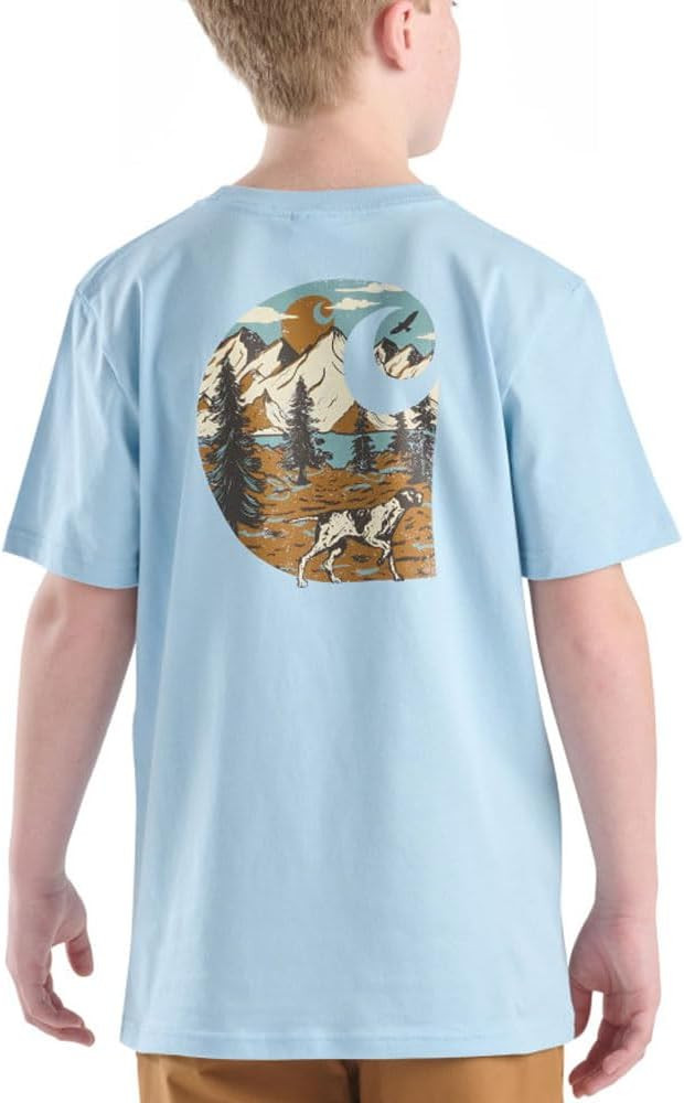 Carhartt Kid's CA6737 Short-Sleeve Wilderness Pocket T-Shirt - Boys | Amazon (US)